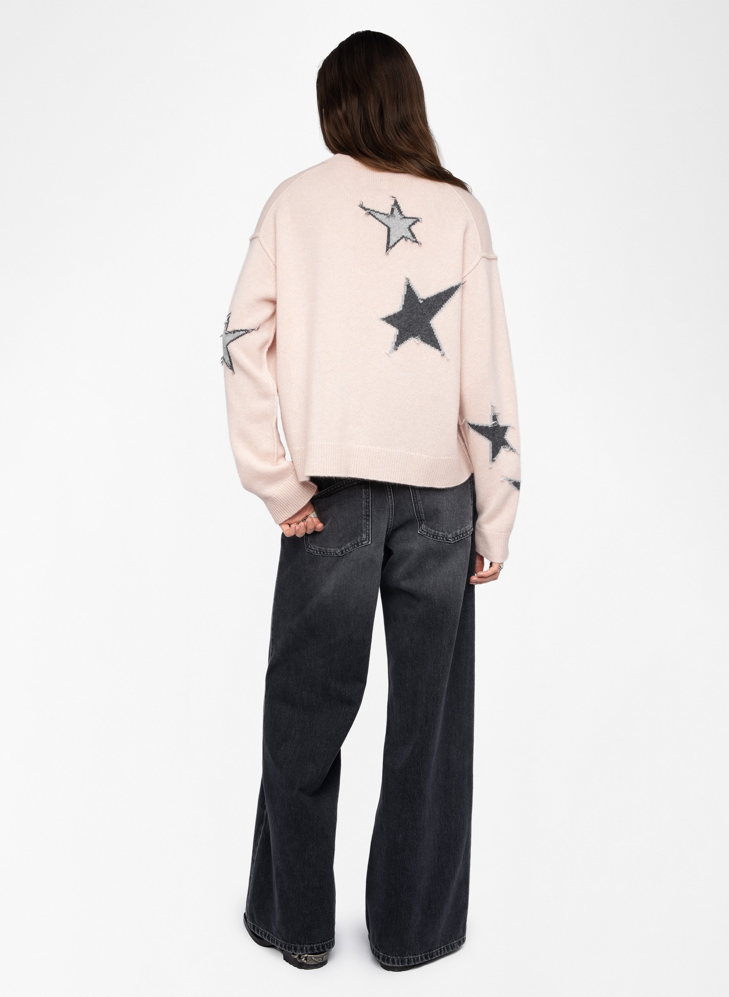 Pull col rond en cachemire markuz ZADIG&VOLTAIRE Rose