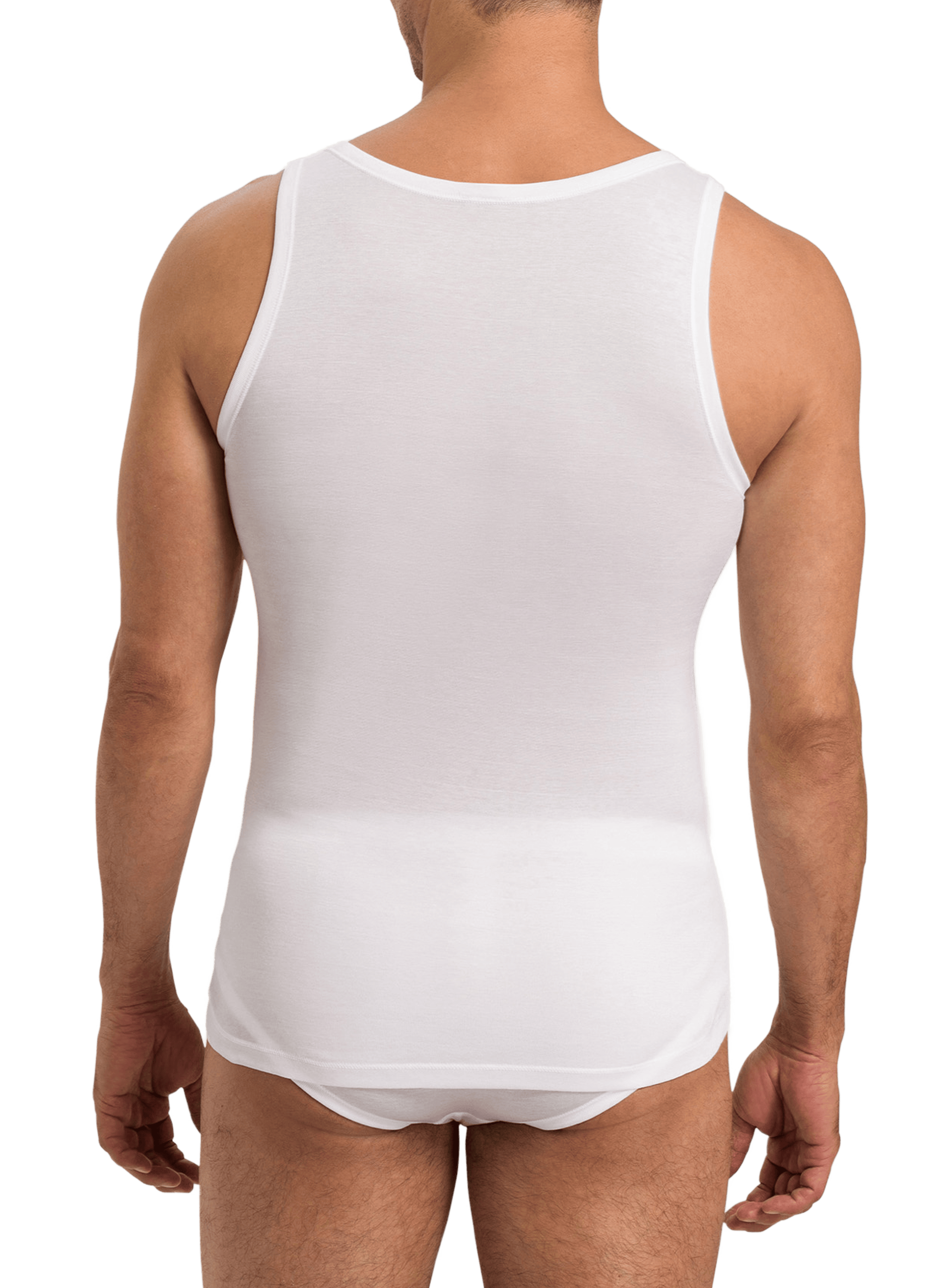 Cotton tank top HANRO White