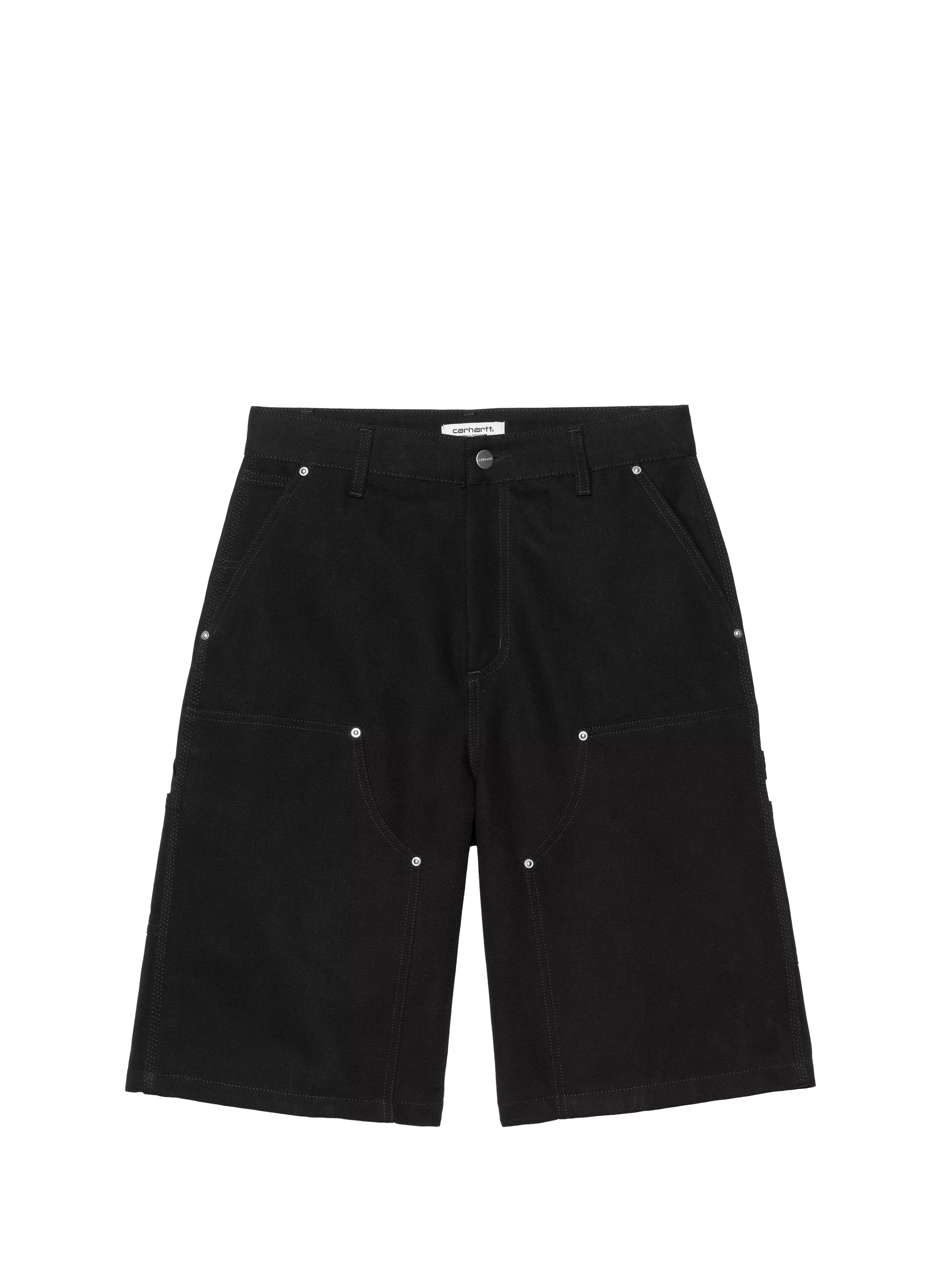 Straight cotton shorts CARHARTT WIP Black