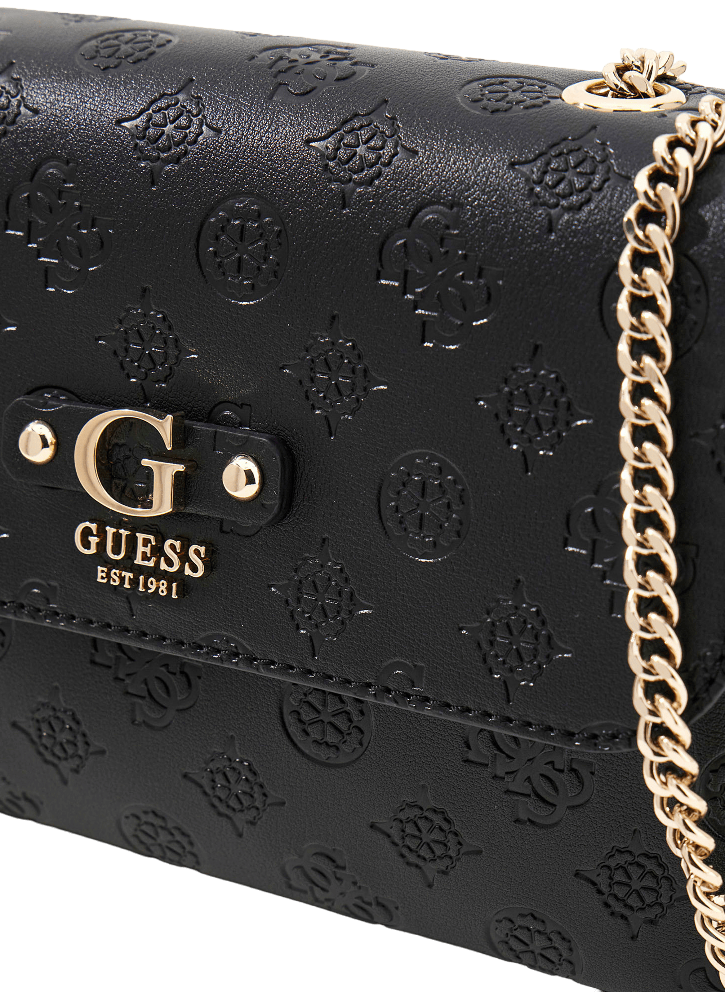 Dita logo shoulder bag GUESS Black