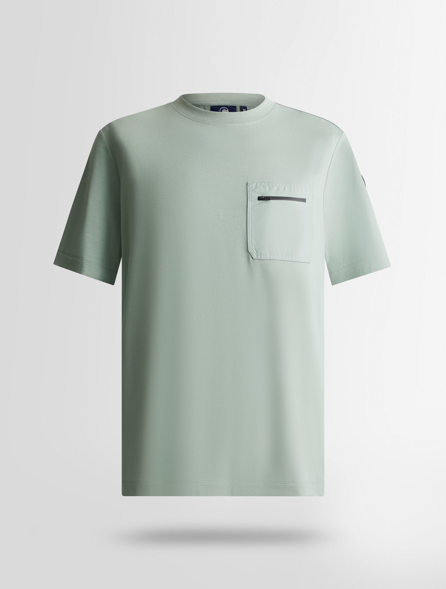 T-shirt rivio col rond coupe ajustée FUSALP Vert