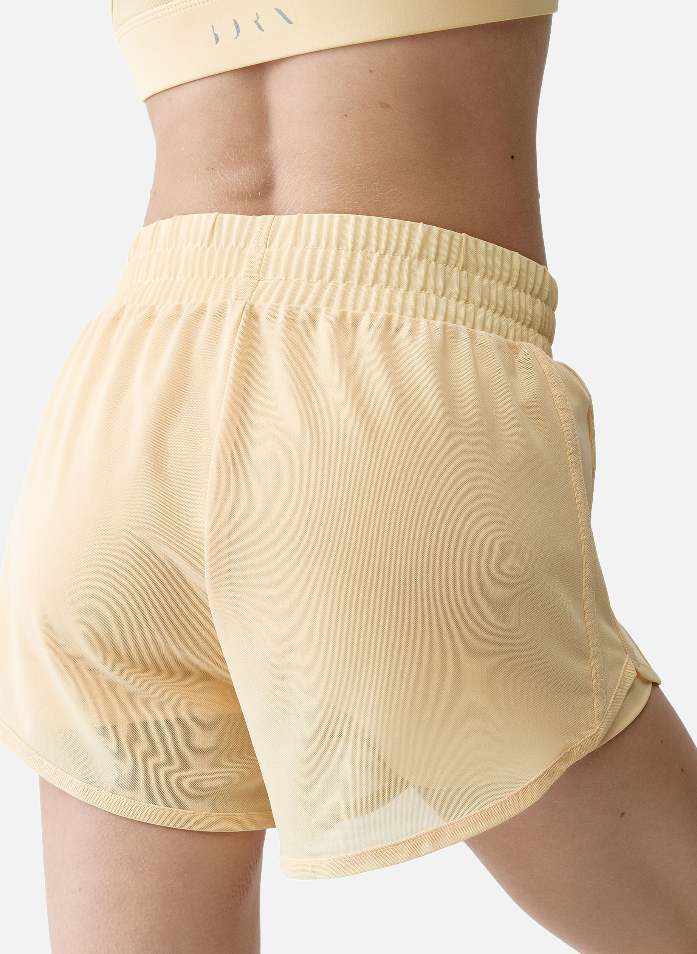 Short sport perfomance running padma 2.0 BORN LIVING YOGA Jaune