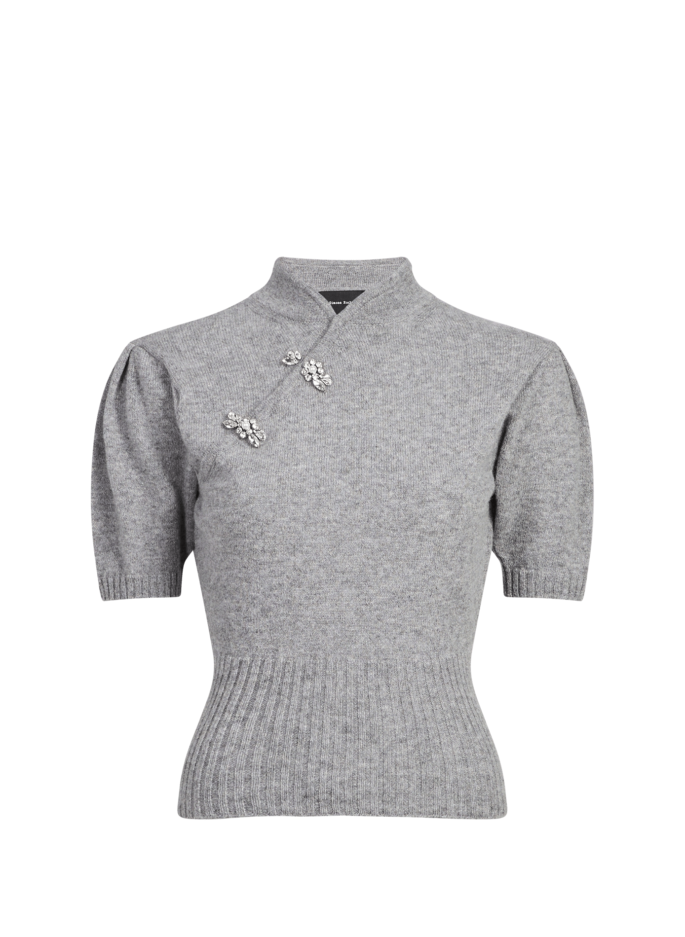 Fitted cashmere sweater SIMONE ROCHA Grey