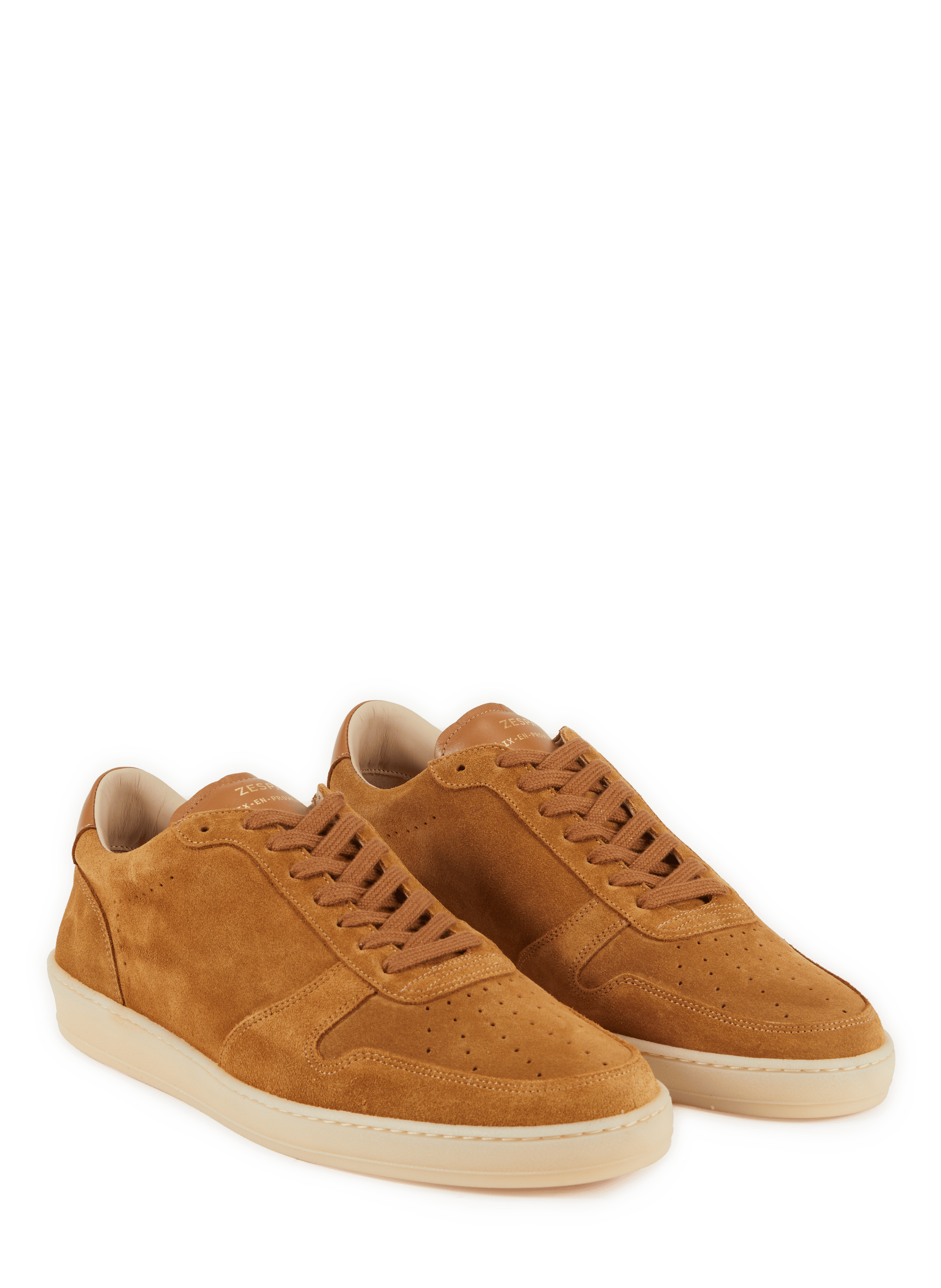 Baskets ZSP23 en cuir suédé ZESPA Marron