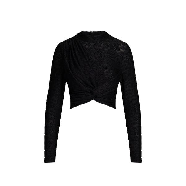 Top col rond en dentelle Top col rond en dentelle