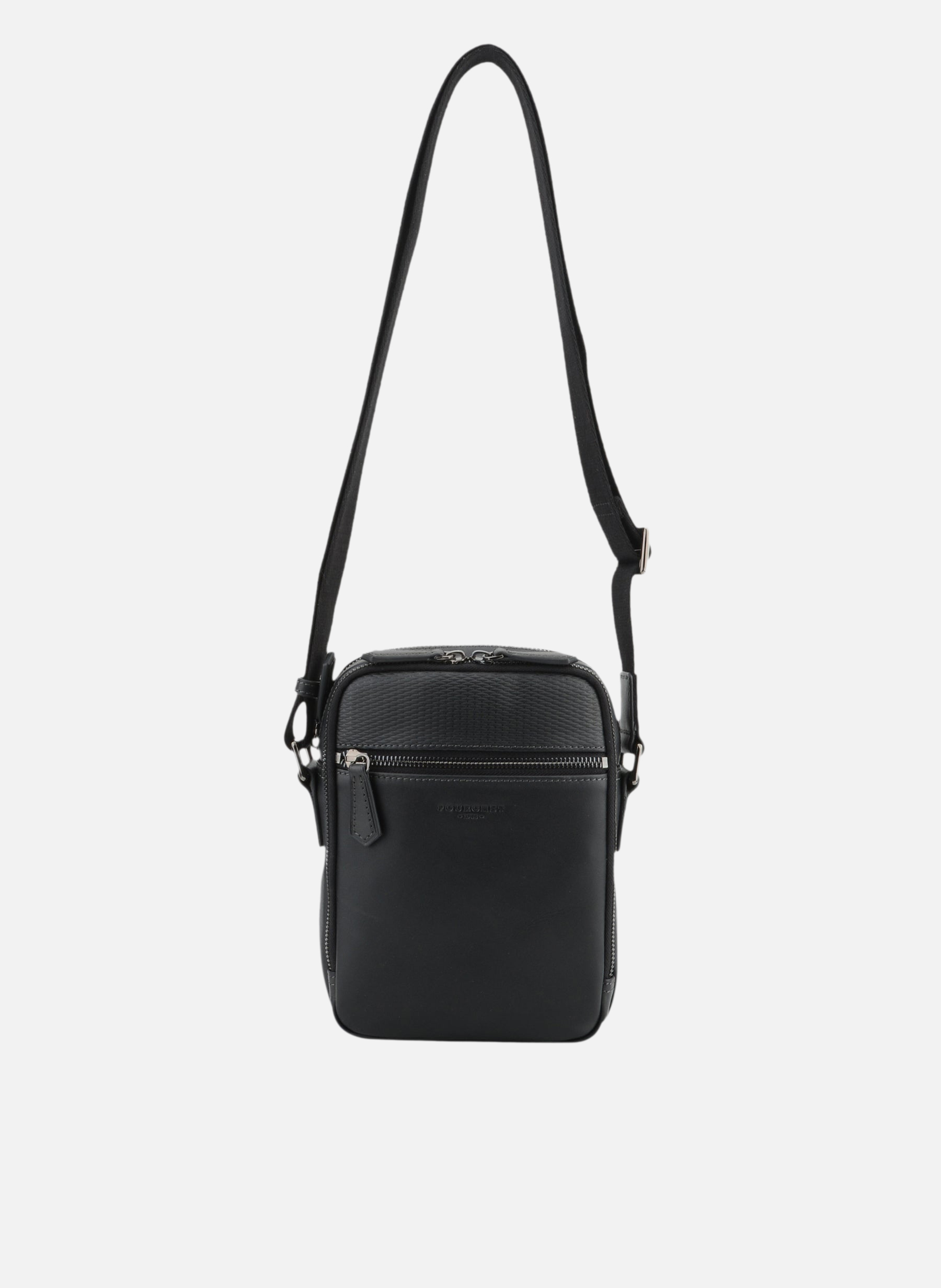 Raphael | sac porté travers en cuir de vachette POURCHET Noir