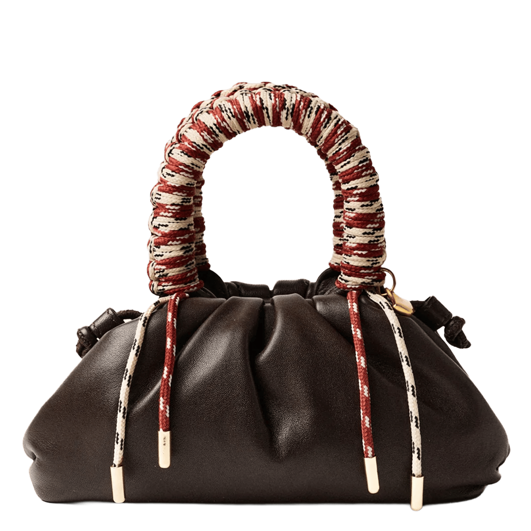 Sac à main en cuir chaton SESSUN Marron