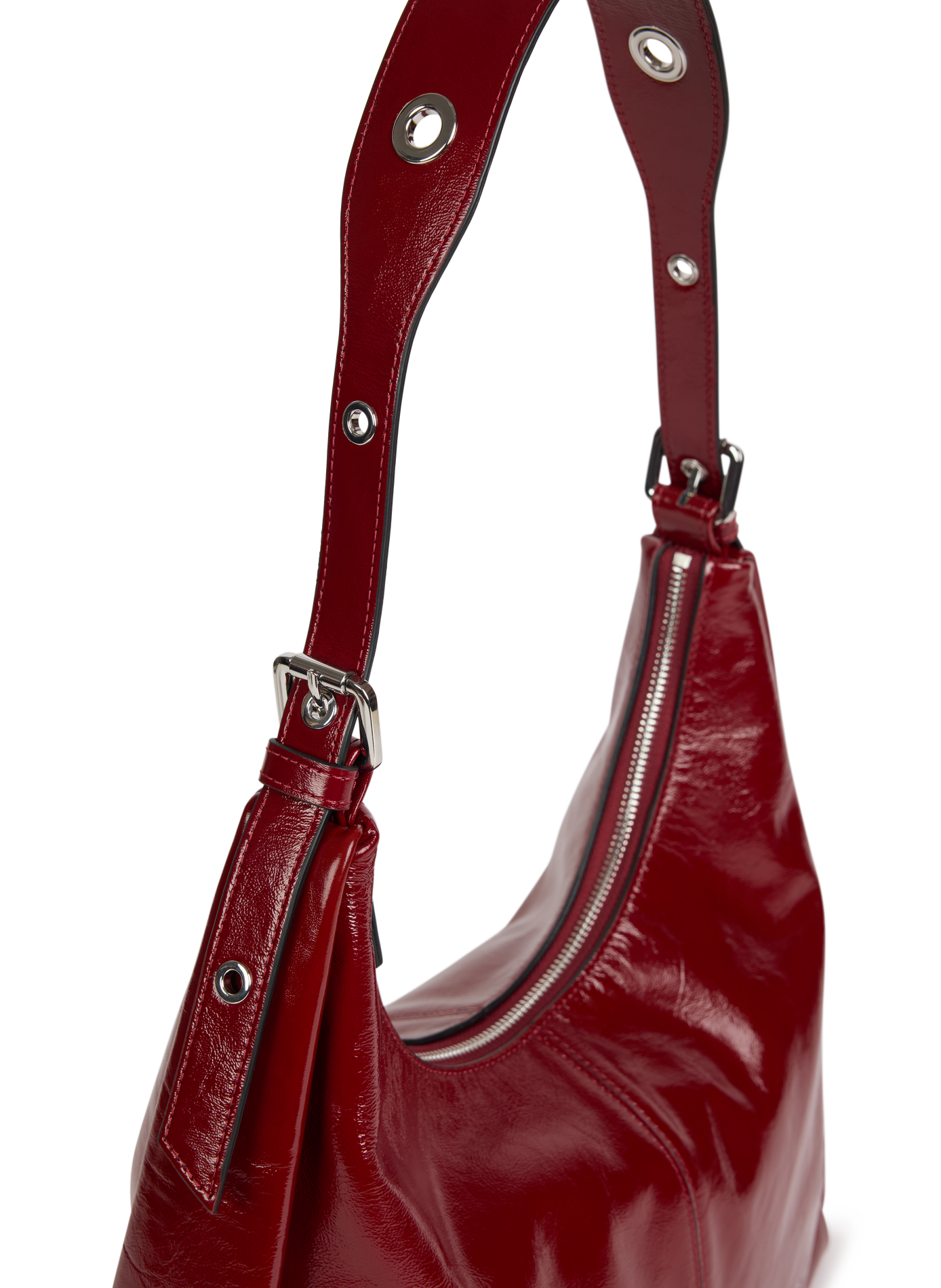 Sac porté épaule Tina en cuir NAT & NIN Rouge