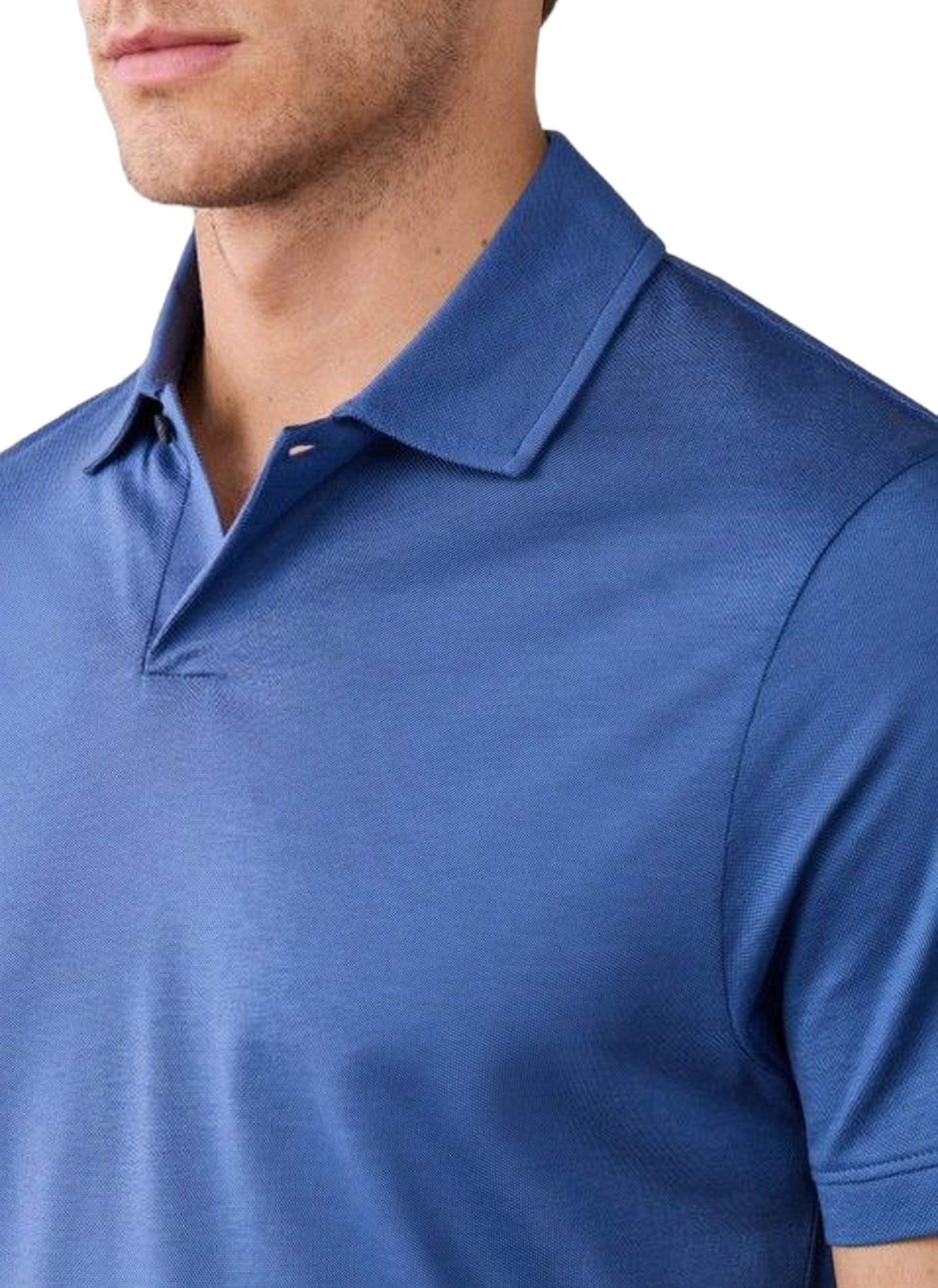 Polo droit à manches courtes HACKETT Bleu