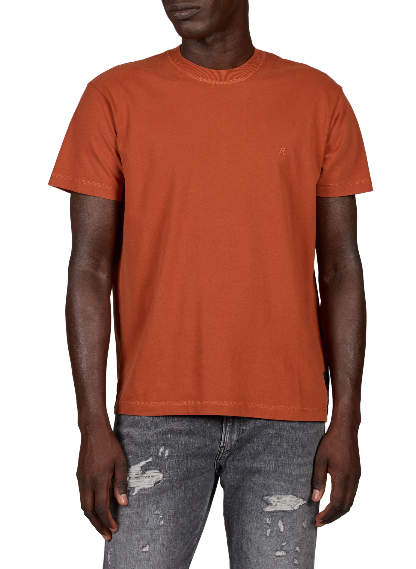 Cotton T-shirt REPLAY Orange