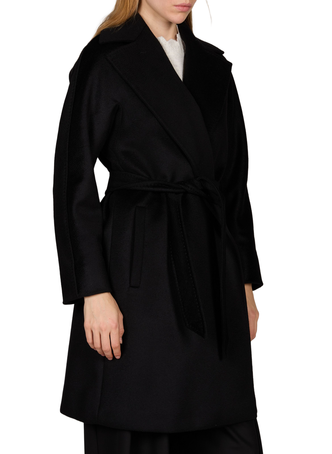 Jas Dravenna van wol MAX MARA STUDIO Zwart