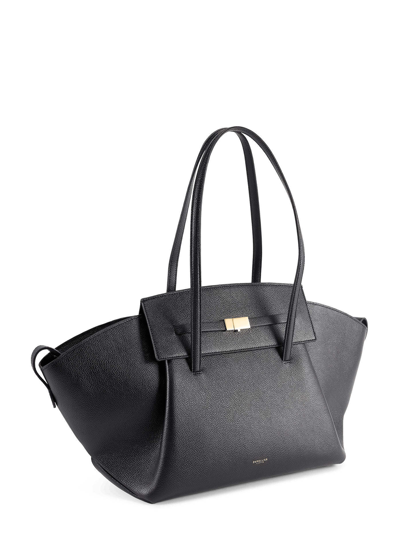 Brooklyn leather tote bag DEMELLIER LONDON Black