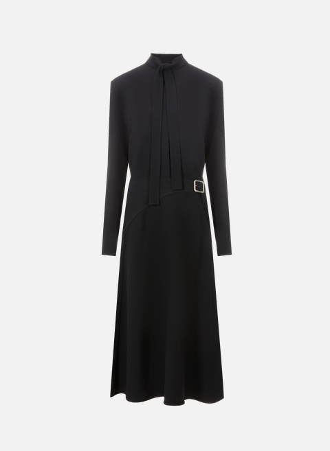 Schwarzes ausgestelltes Kleid SchwarzJIL SANDER 