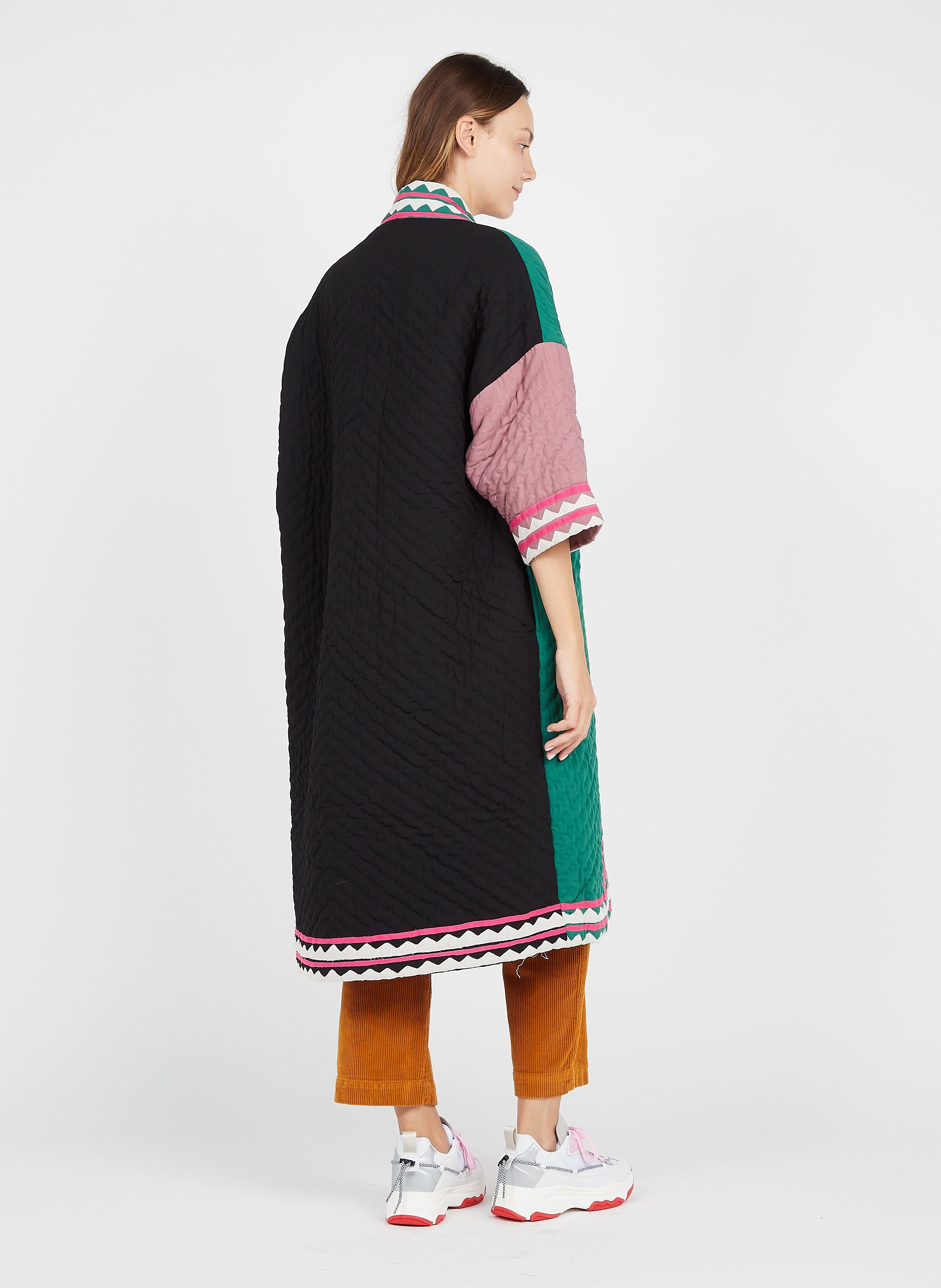 Tee-shirt ample col rond en coton fizvalley AMERICAN VINTAGE Rose