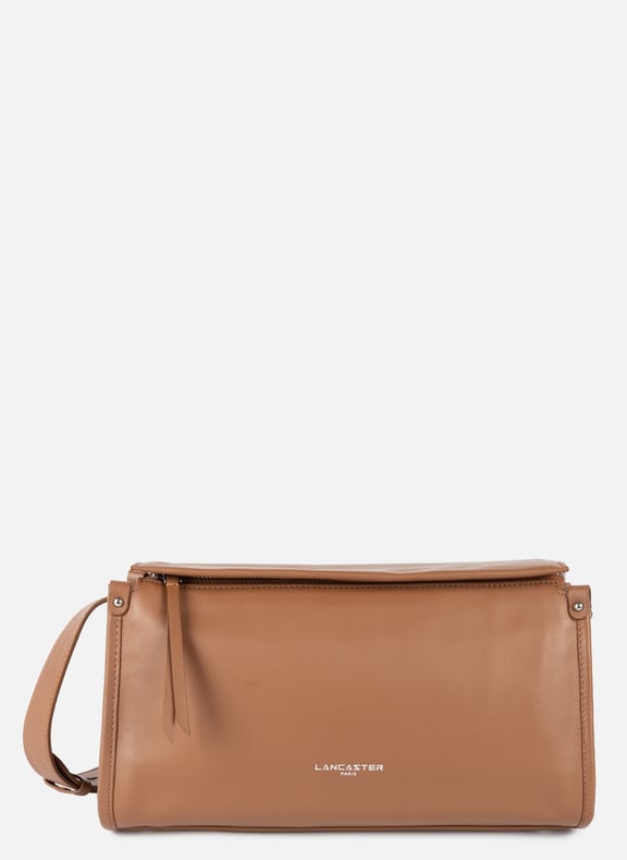 Sac besace - soft selma Marron by LANCASTER LANCASTER Sac besace - soft selma Marron
