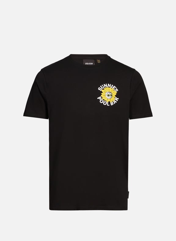 Logo T-shirt Black by LYLE & SCOTT LYLE & SCOTT Logo T-shirt Black