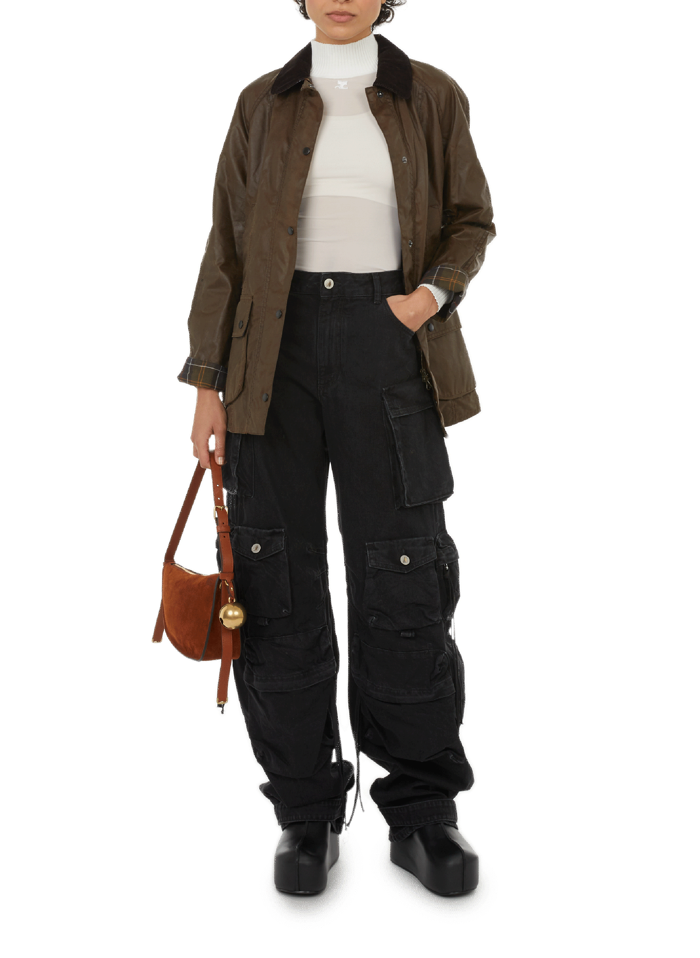 Sac à mains en cuir  BURBERRY Marron