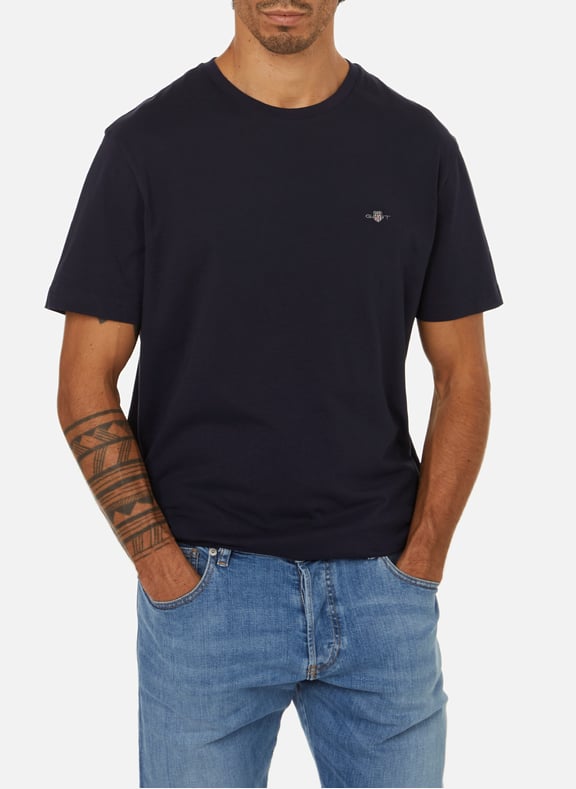 T-shirt en coton Bleu by GANT GANT T-shirt en coton Bleu