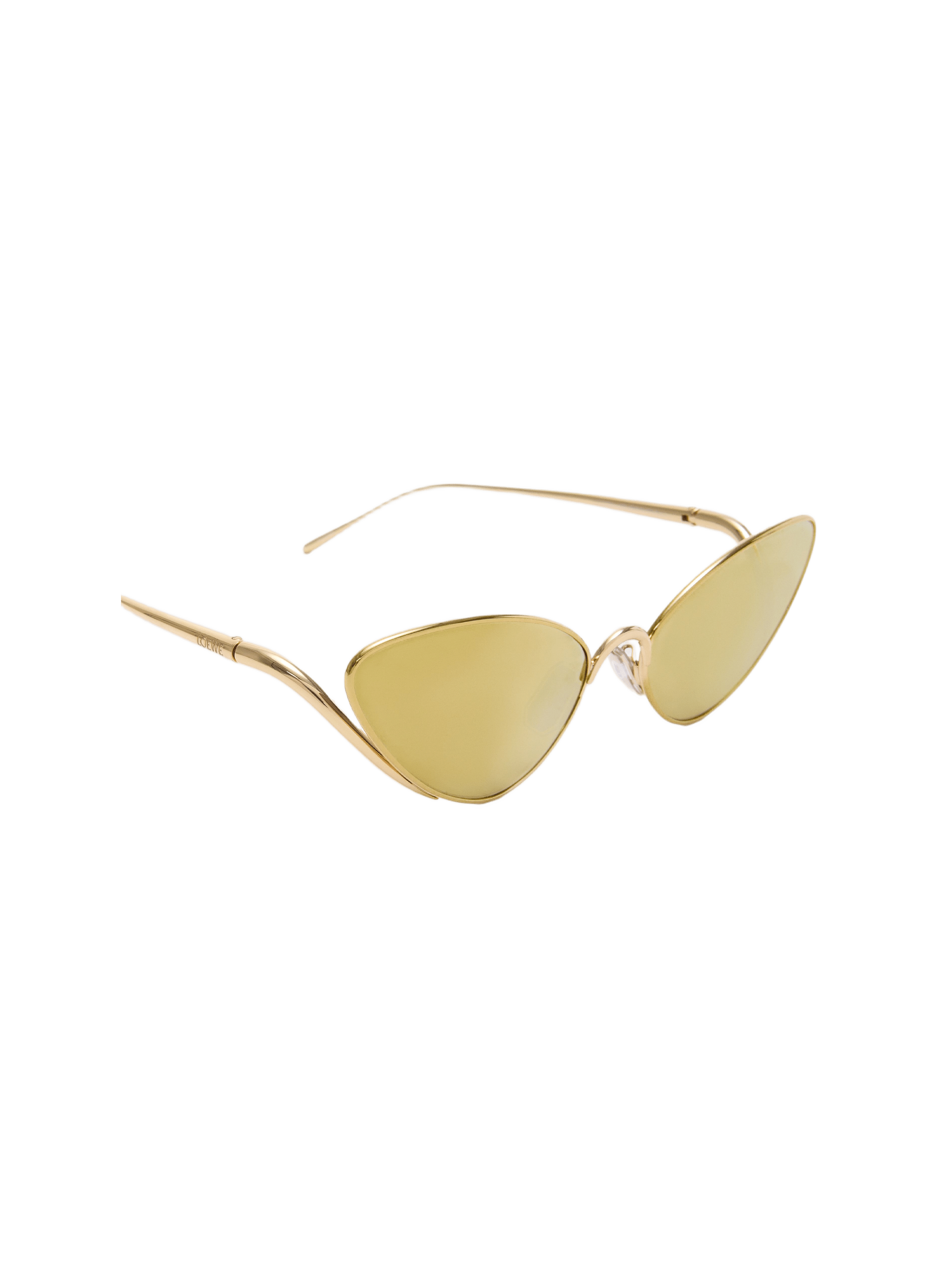 Sunglasses Shooting Star in stainless steel LOEWE Golden