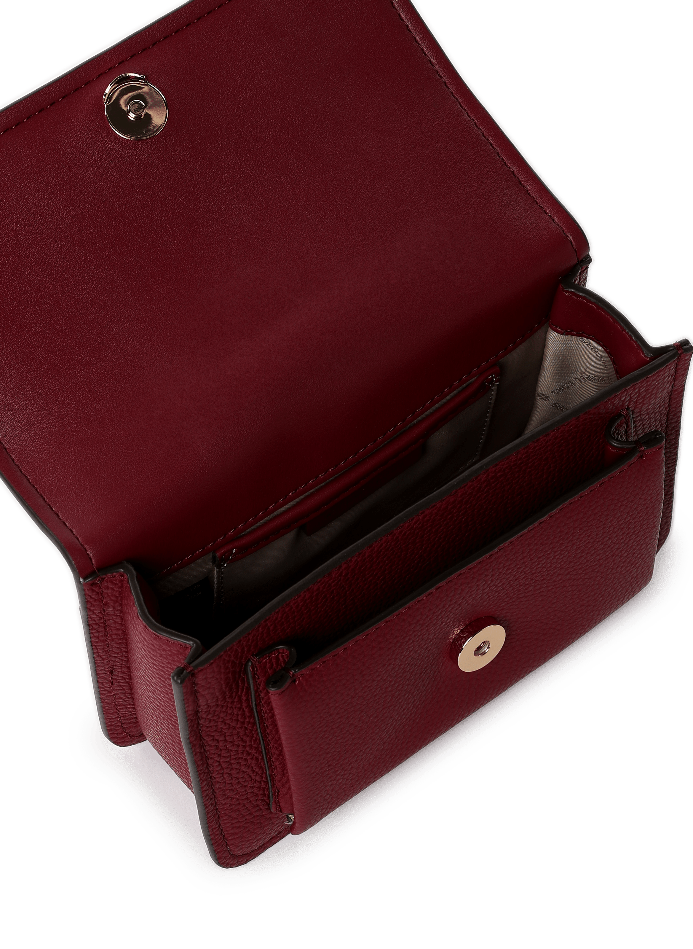 Claire leather shoulder bag MICHAEL KORS Red