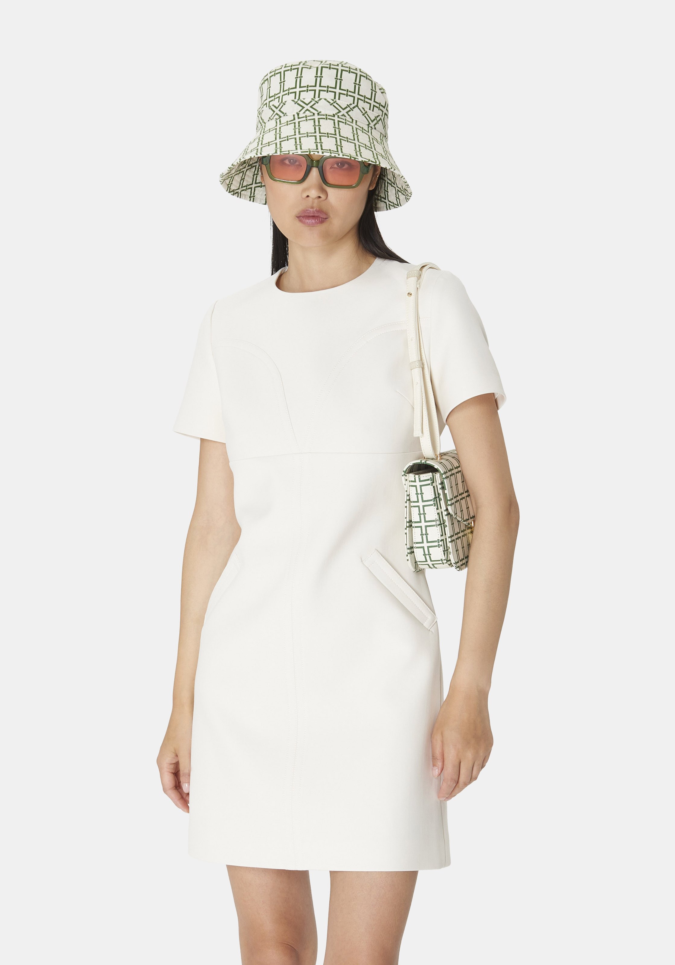 Robe rehane TARA JARMON Blanc