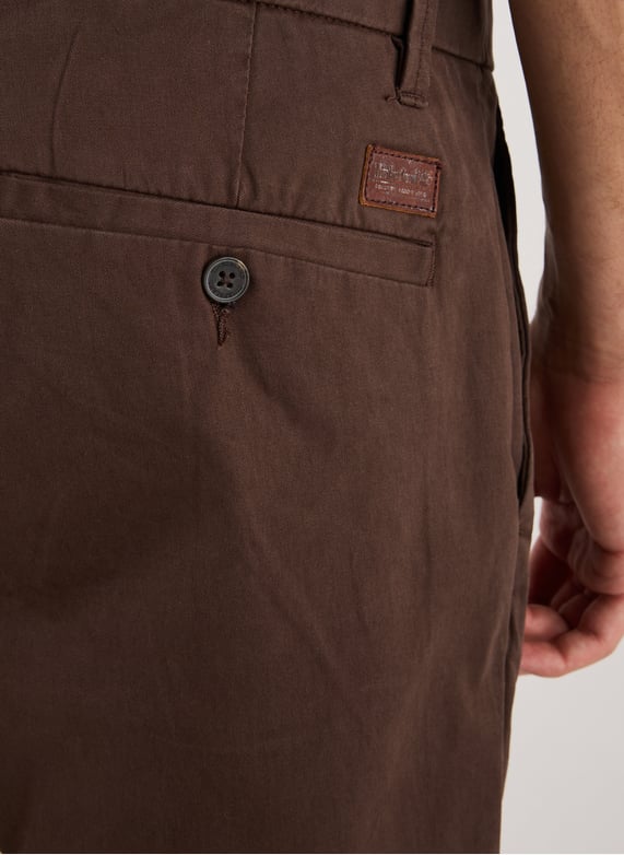 Pantalon droit en coton mélangé | Marron by TIMBERLAND Pantalon droit en coton mélangé Marron