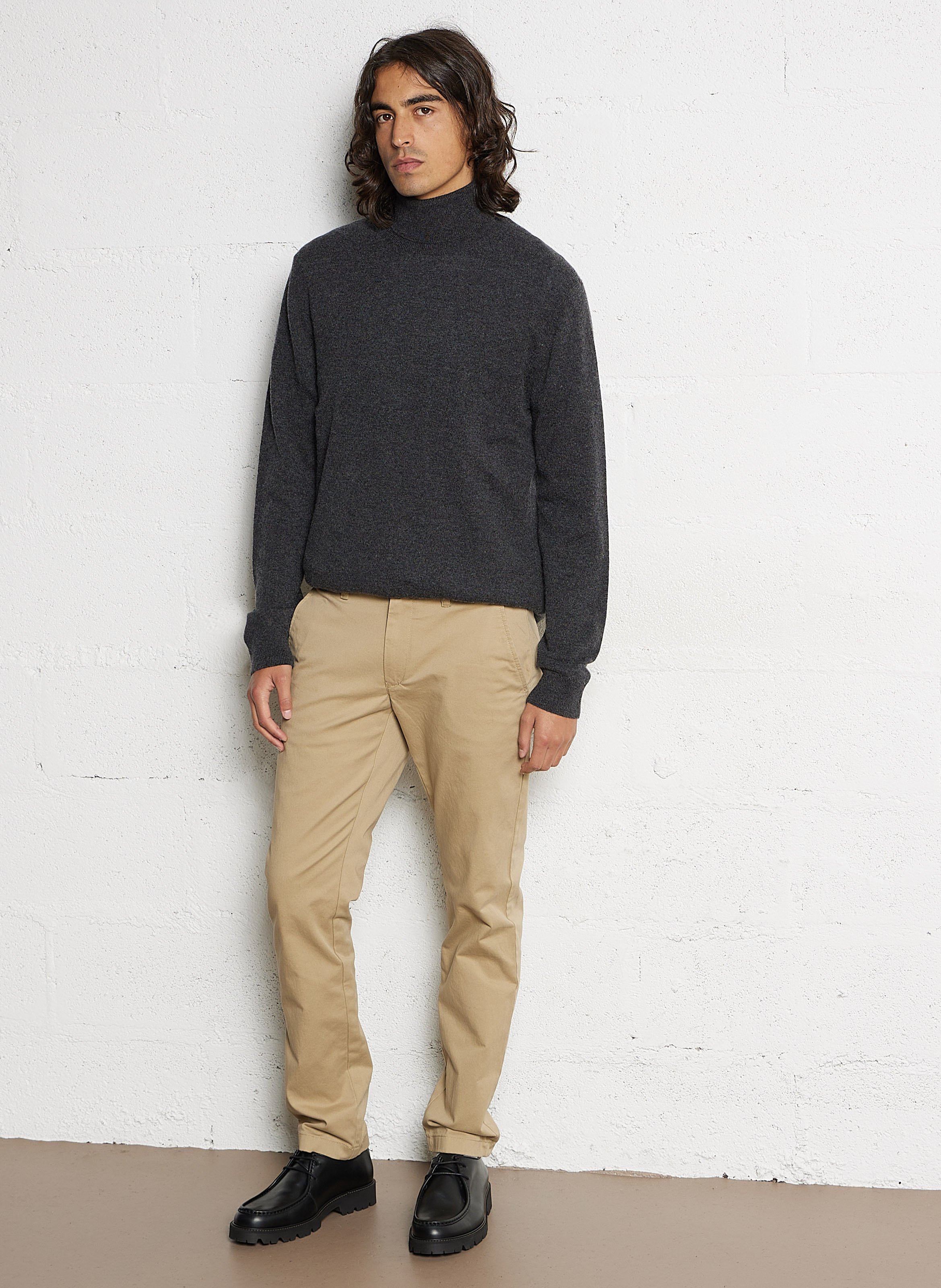 Derbies à lacets en cuir IKKS Noir