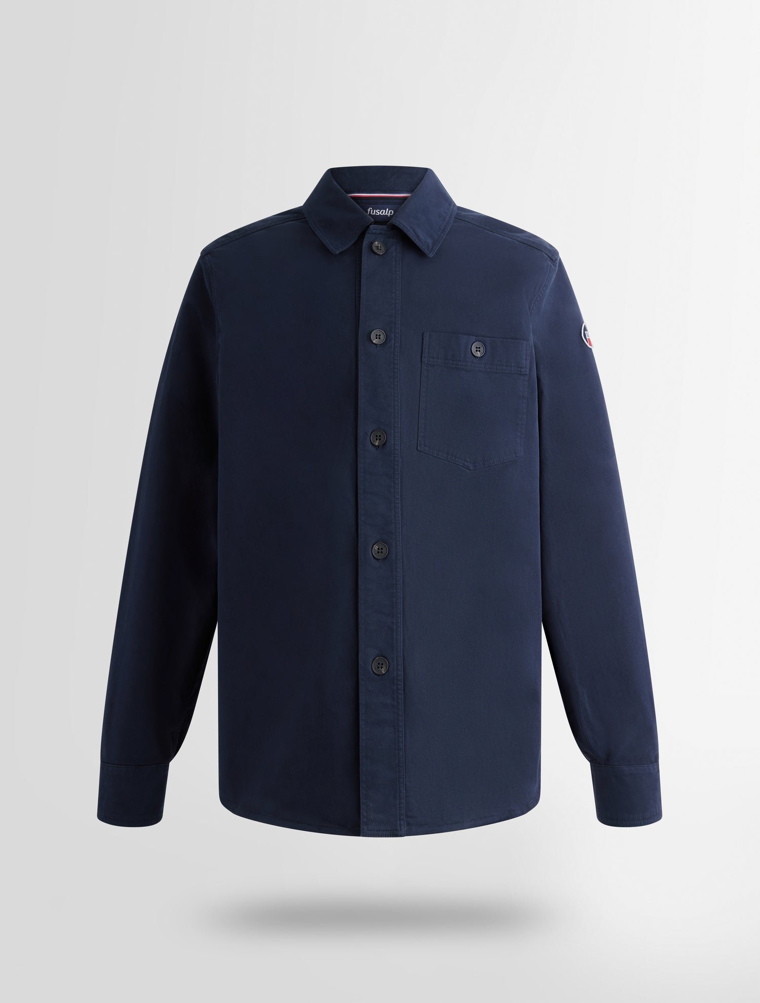 Veste olisen col chemise coupe regular FUSALP Bleu