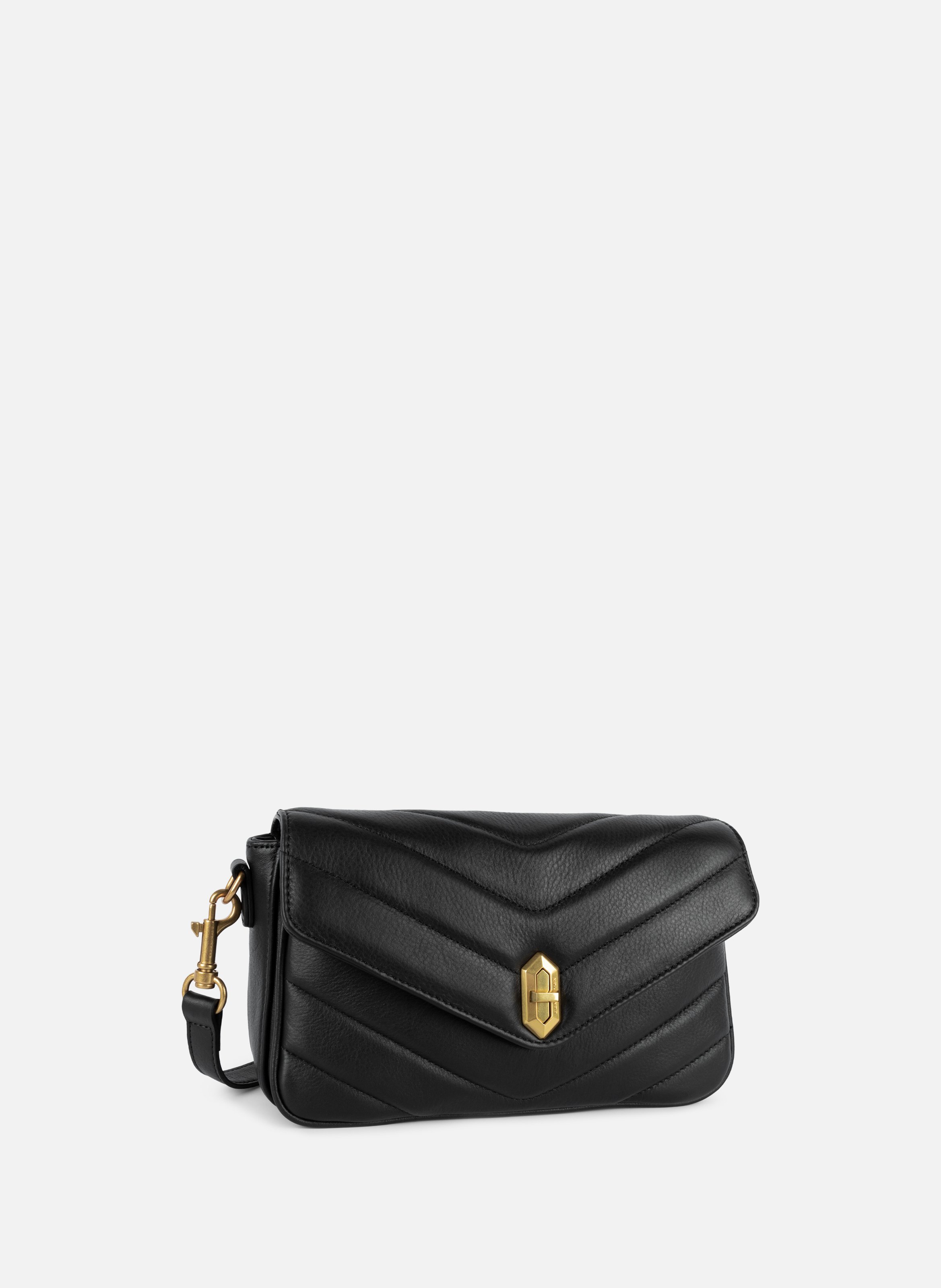 Crossbody bag - Soft Matelassé LANCASTER Black