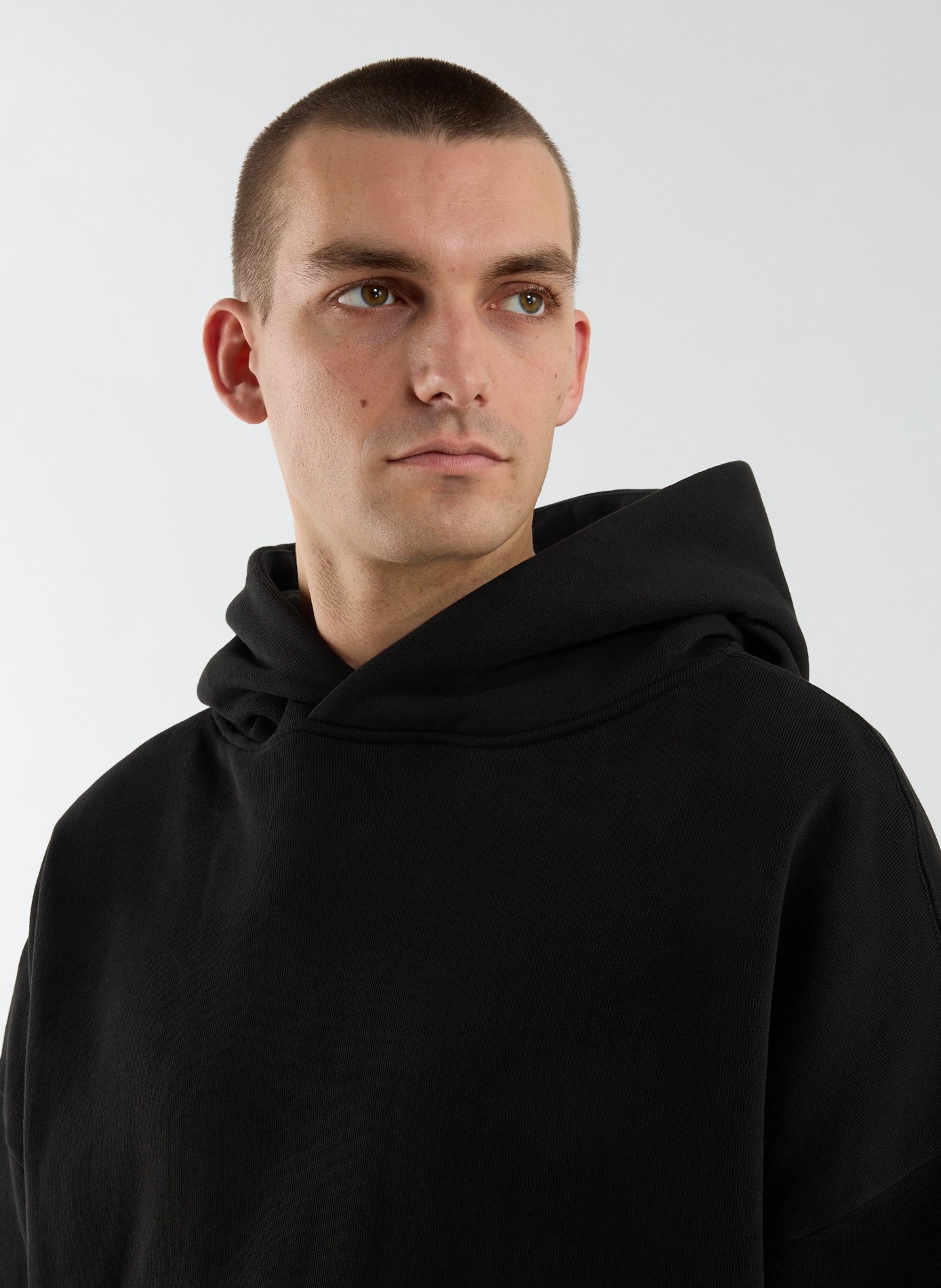 Effen katoenen sweatshirt ENTIRE STUDIOS Zwart