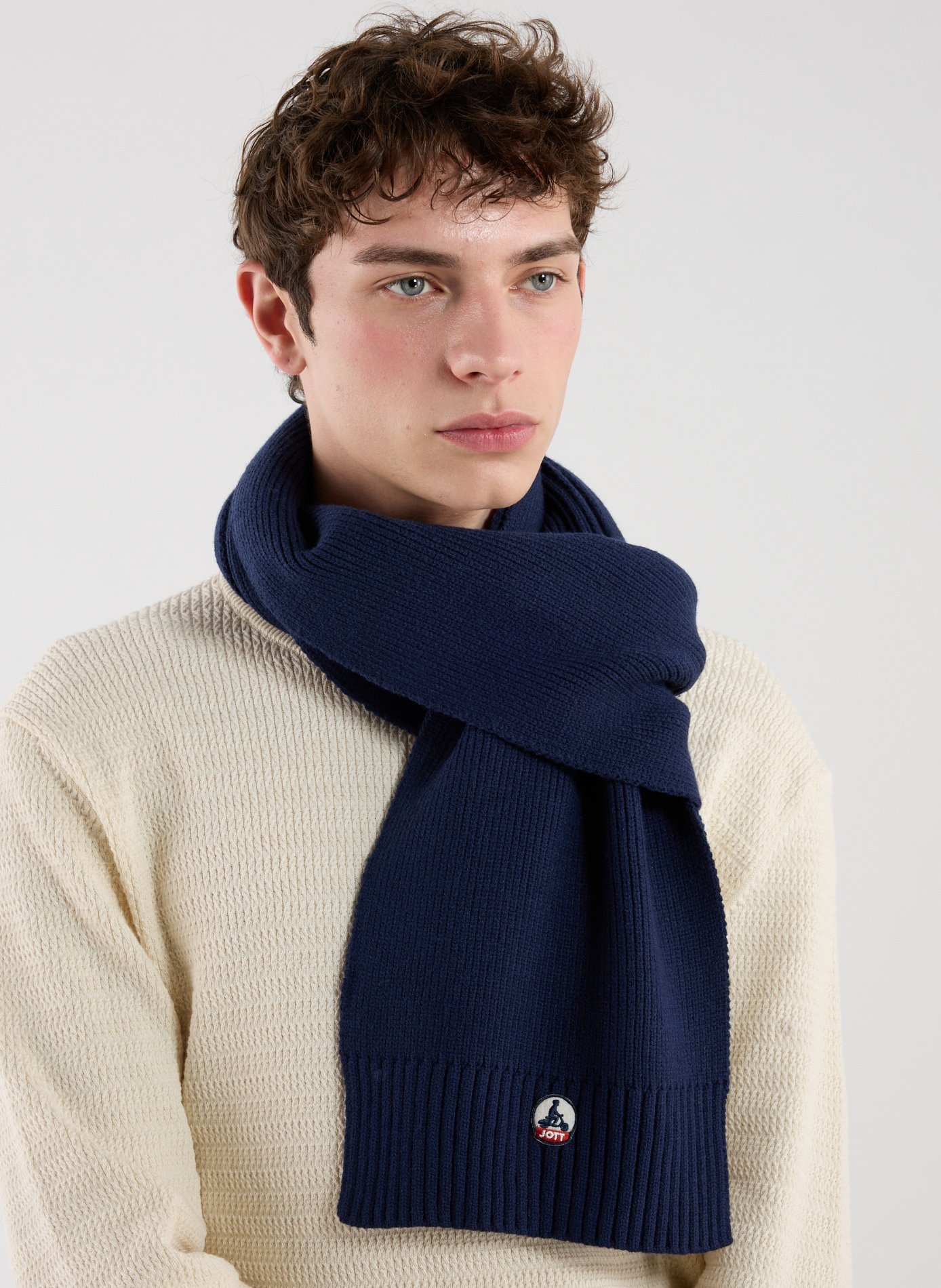Cashmere scarf JOTT Blue