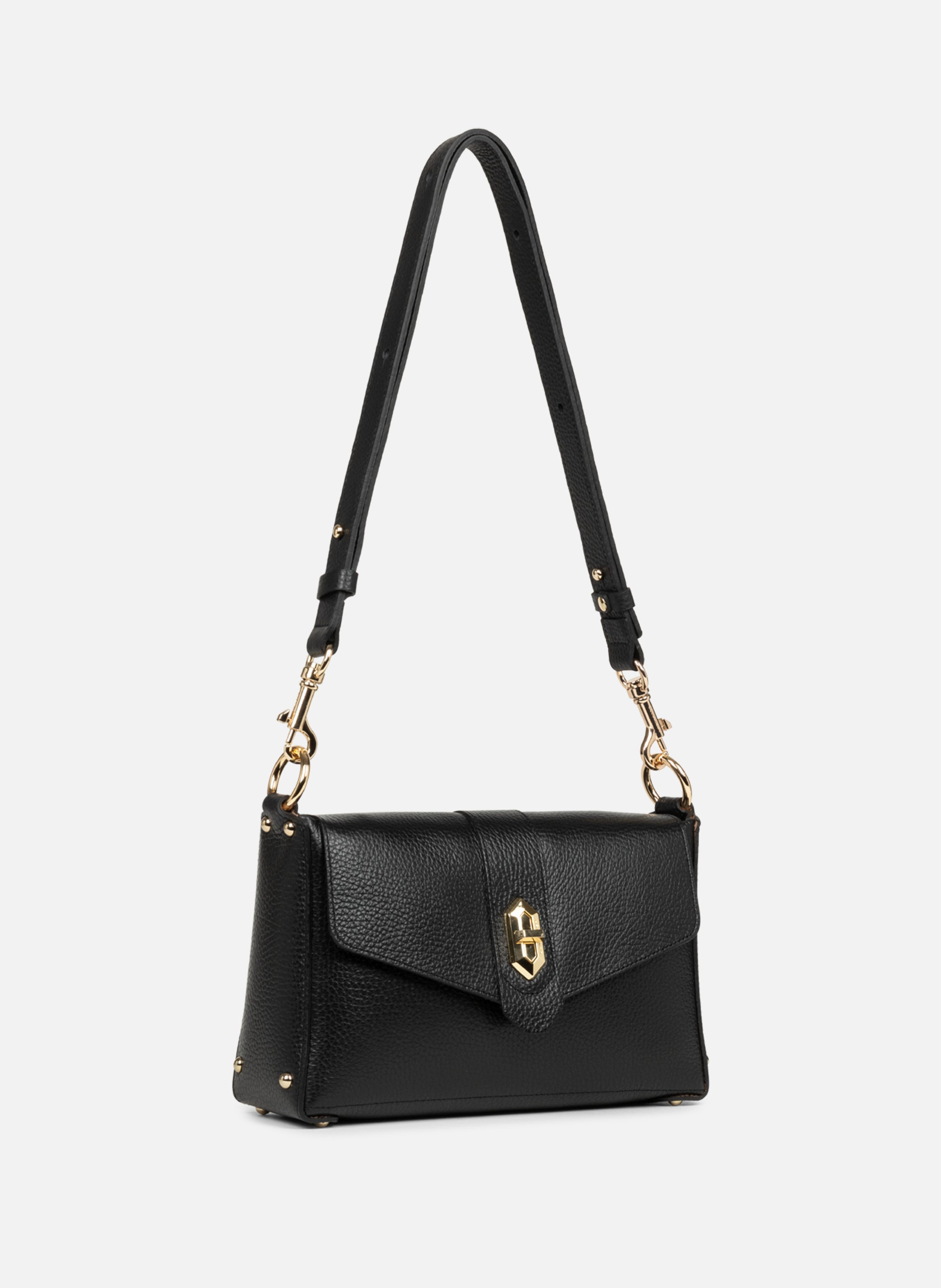 Small crossbody bag - Top Double LANCASTER Black