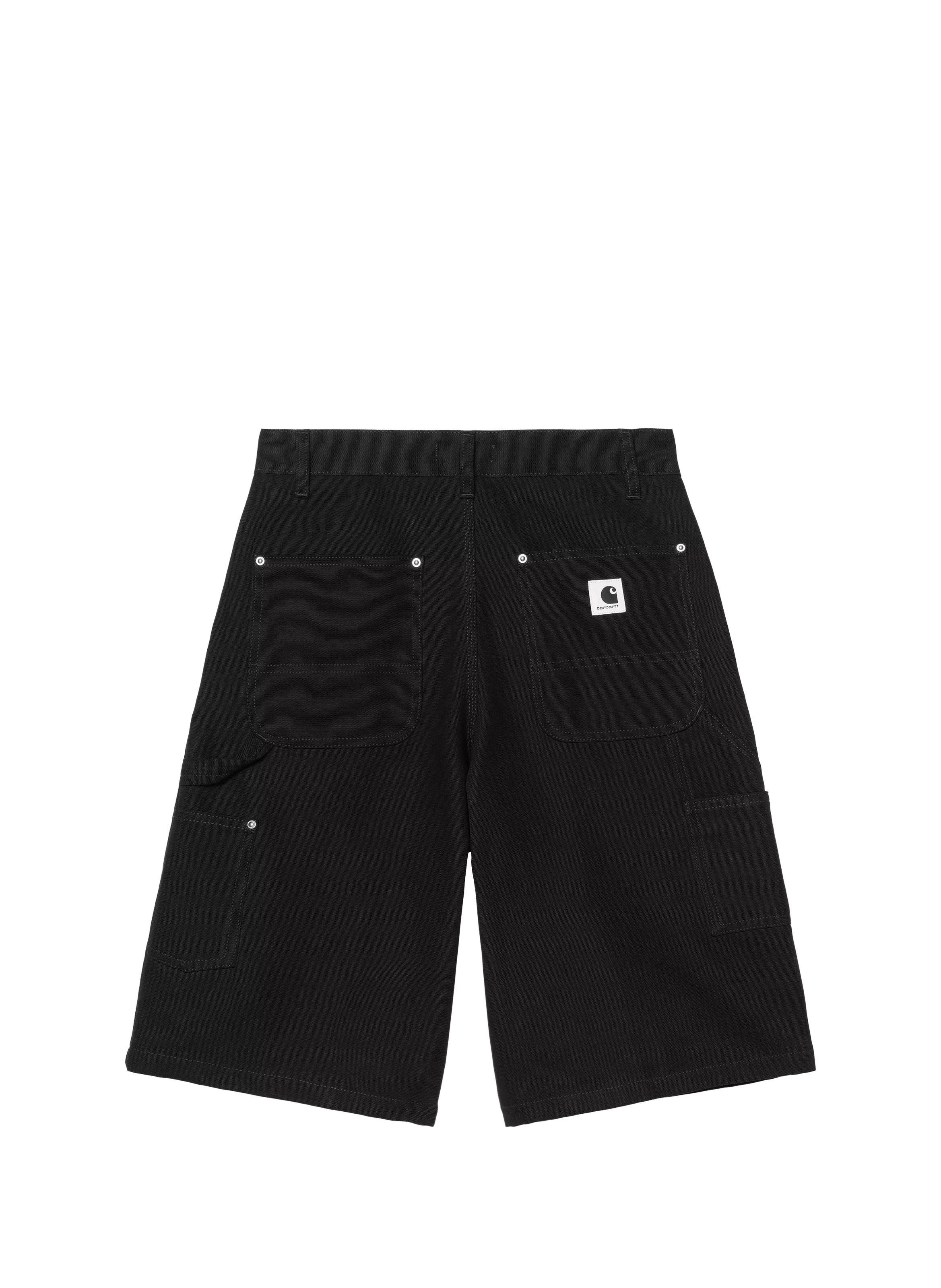 Straight cotton shorts CARHARTT WIP Black