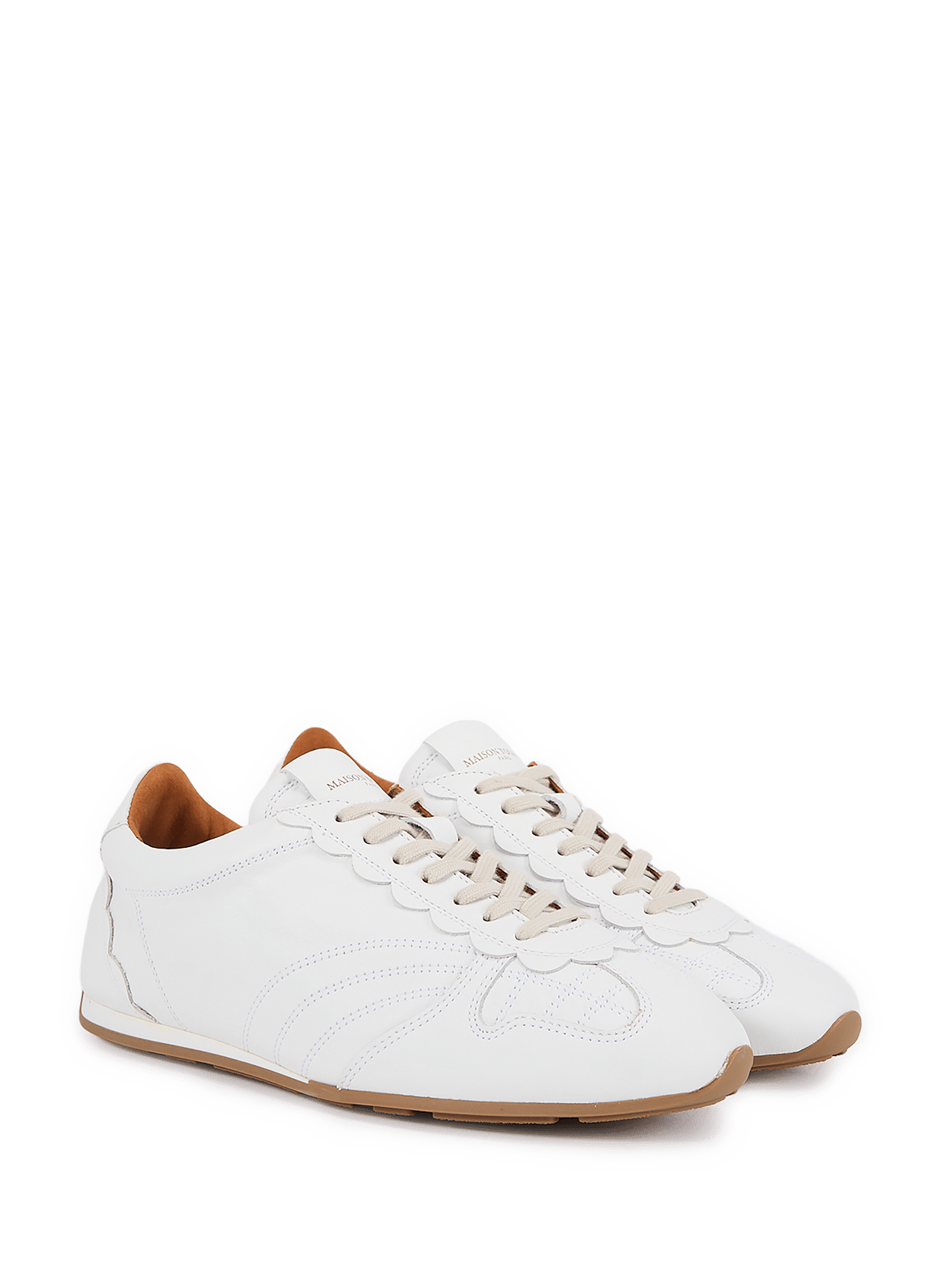 Baskets Juliette en cuir MAISON TOUFET Blanc