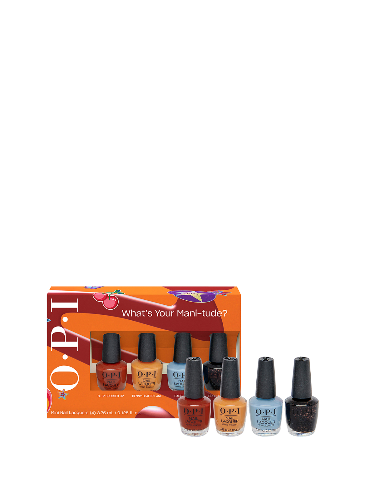 Coffret de 4 minis vernis à ongles OPI No color