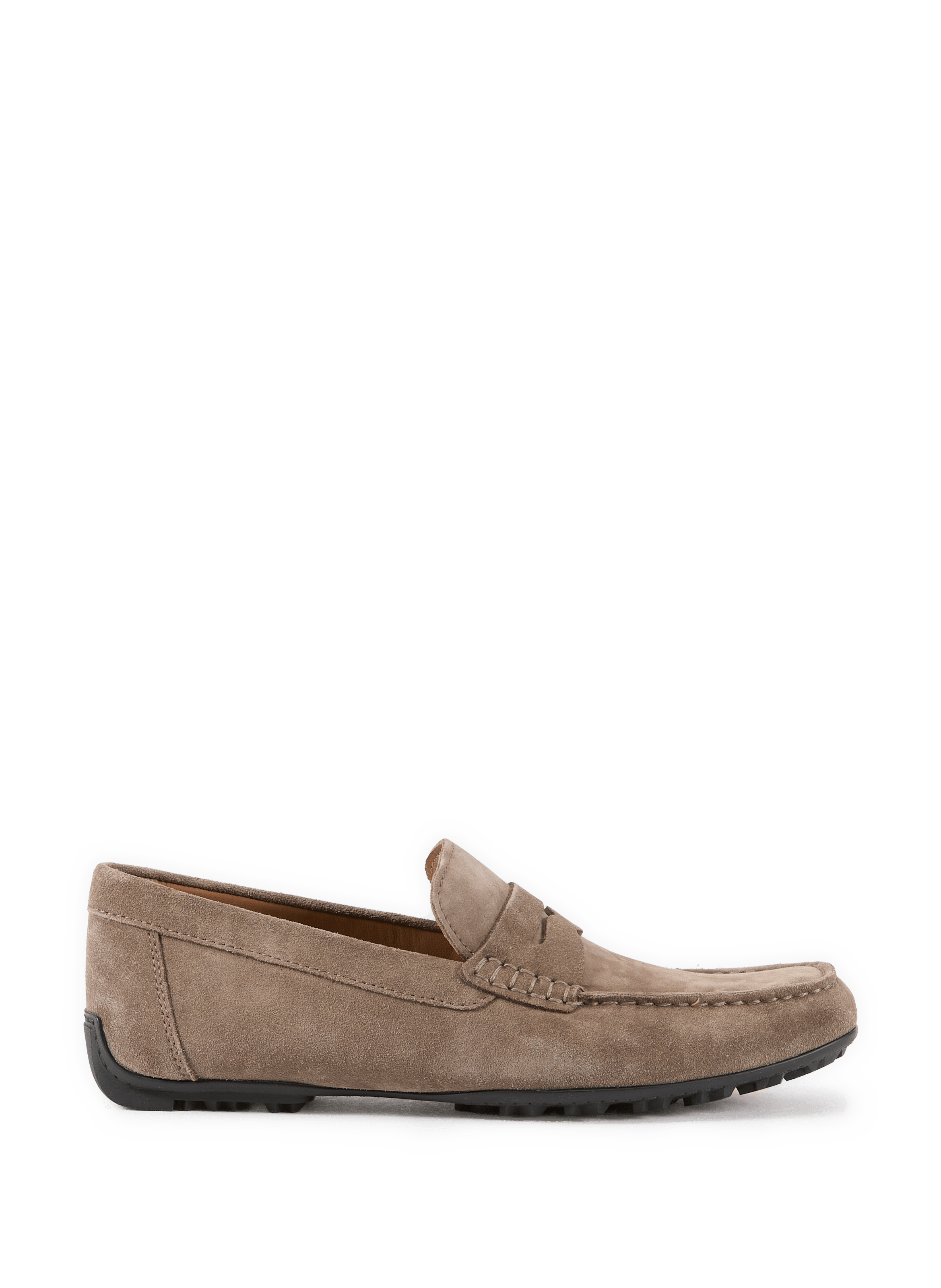 Kosmopolis suede leather moccasins GEOX Grey