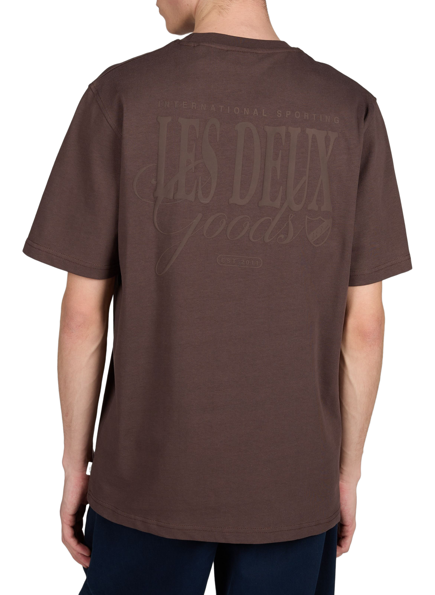 T-shirt Ben Goods en coton LES DEUX Marron