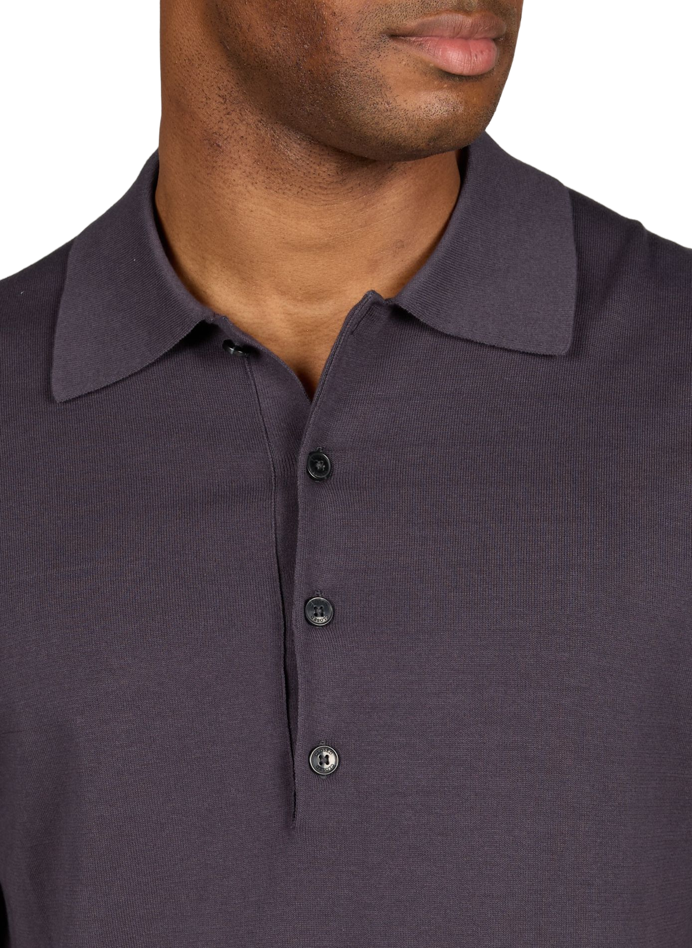  Cotton polo shirt  CLOSED Black