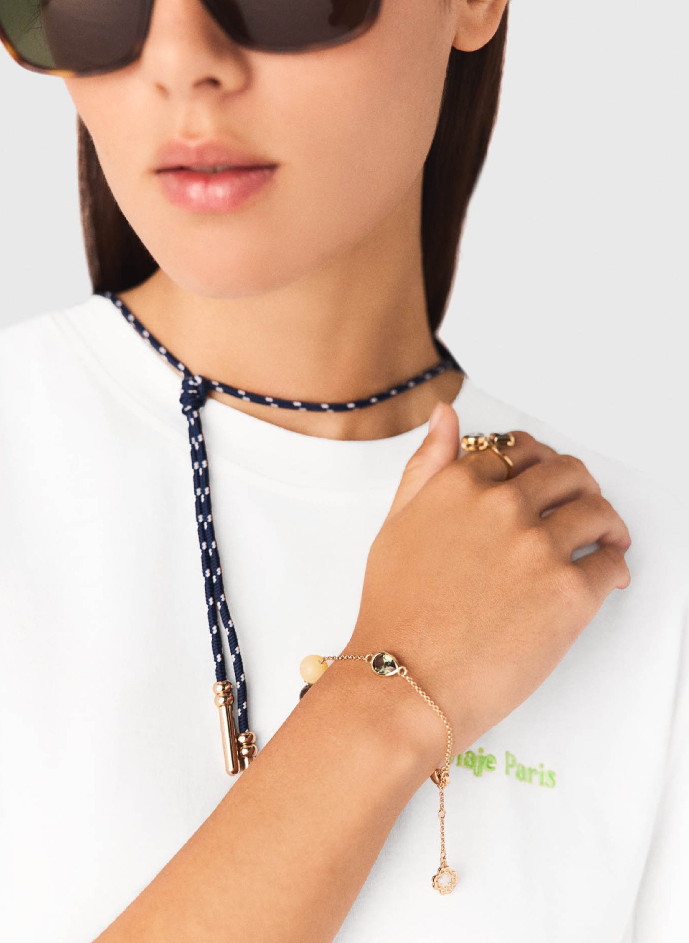 Bracelet en laiton MAJE Doré