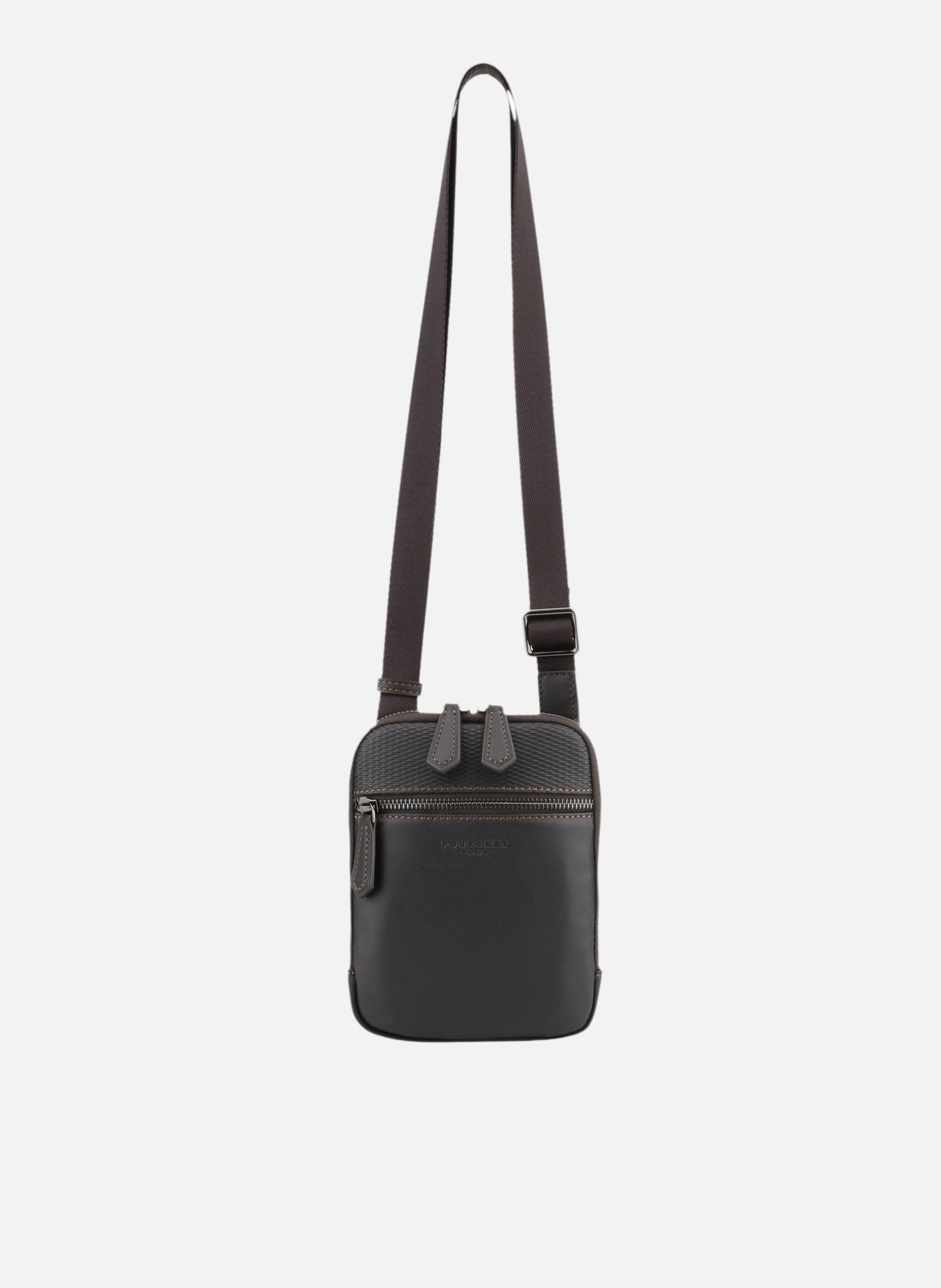 Raphael | sac porté travers en cuir de vachette POURCHET Marron