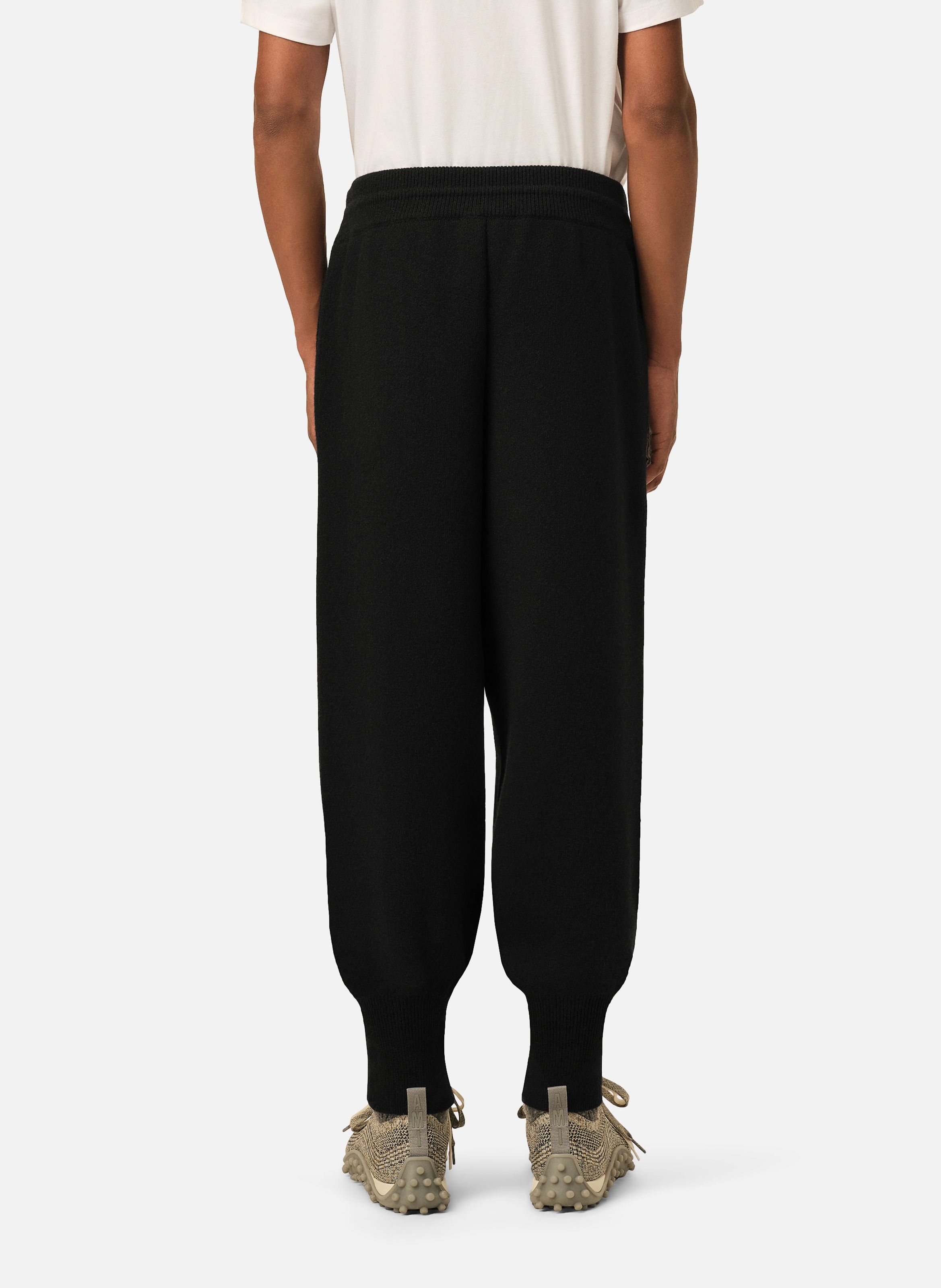 Jogging unisexe en laine AMI PARIS Noir