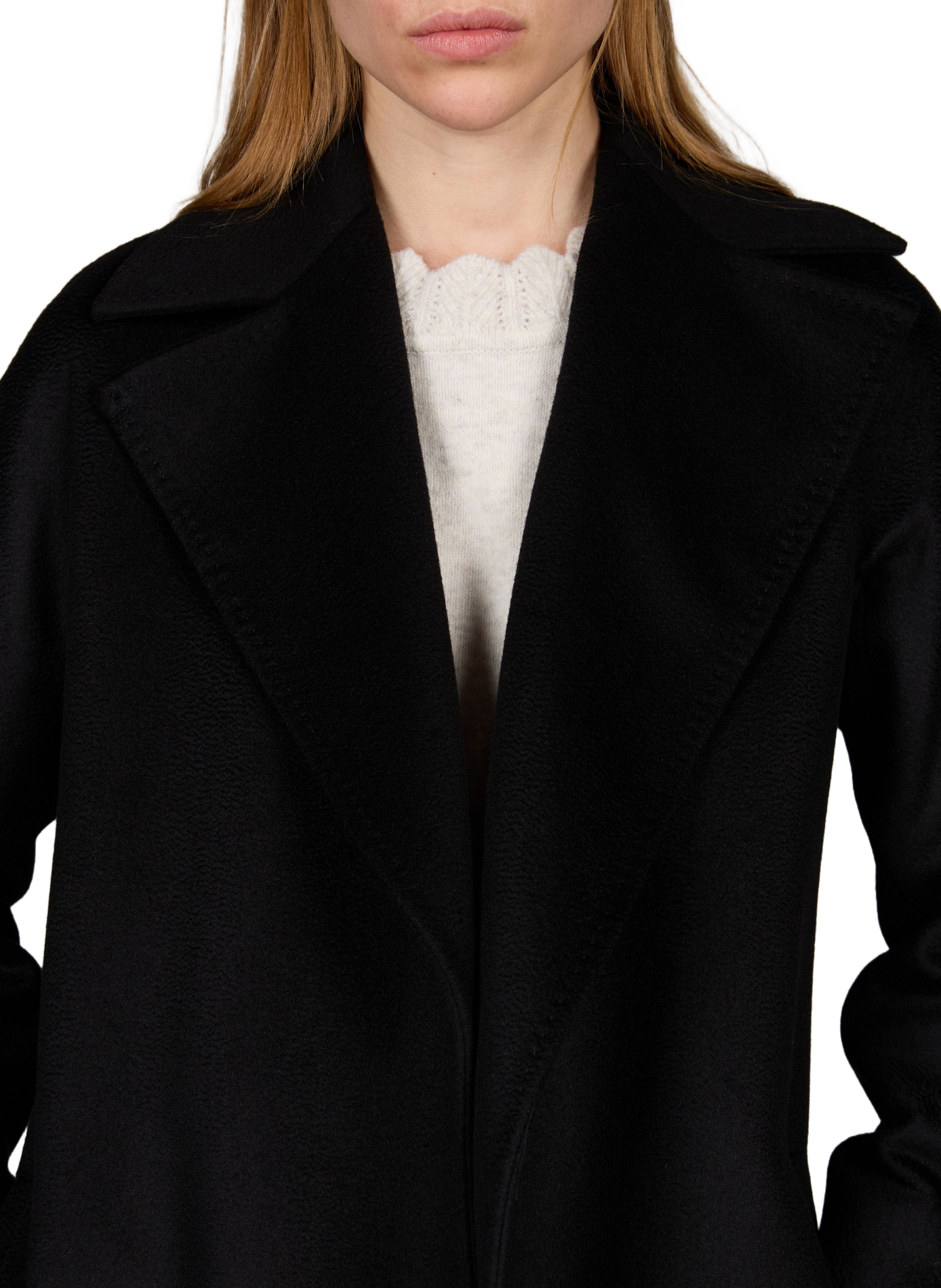 Jas Dravenna van wol MAX MARA STUDIO Zwart