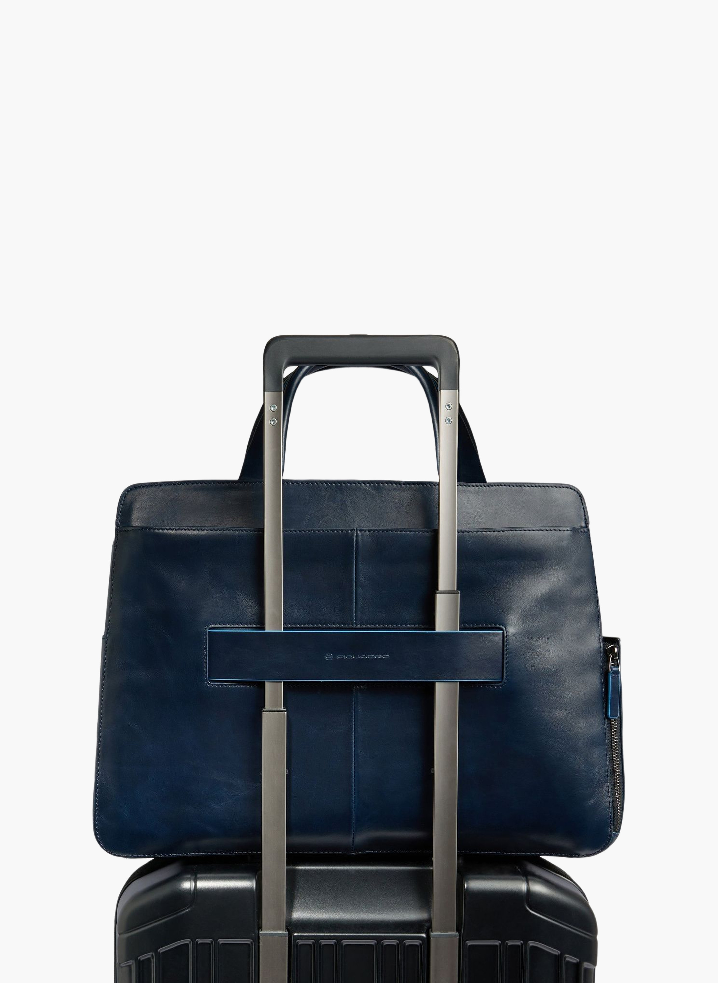 Sac d'ordinateur 15,6" personnalisable PIQUADRO Marron