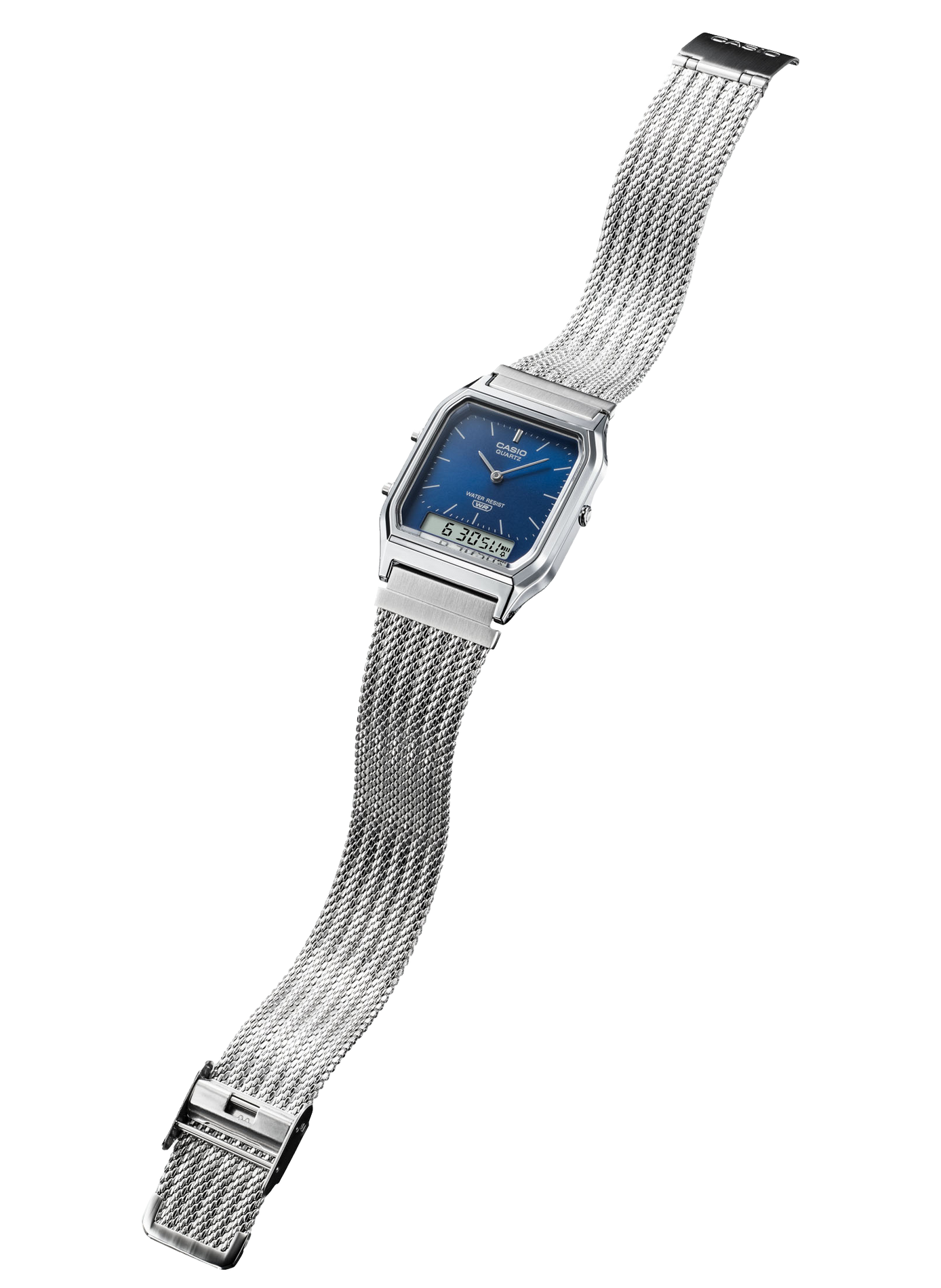 Casio Vintage stainless steel quartz watch CASIO Blue