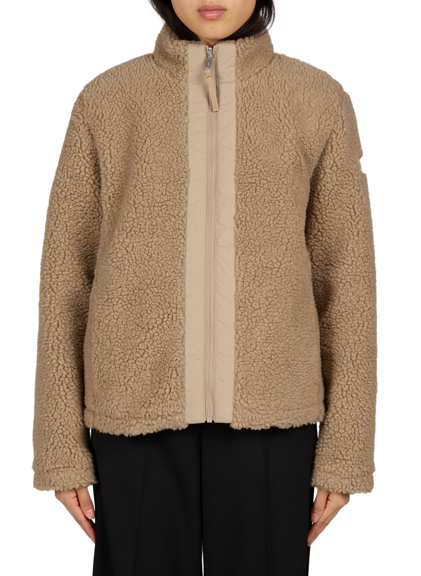 Straight jacket with high collar AIGLE Beige