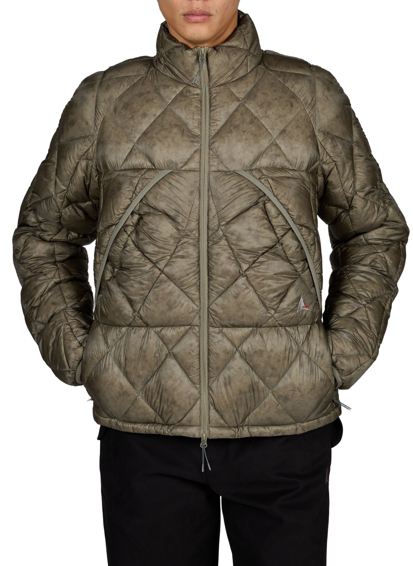 Weit geschnittene Steppjacke ROA Grun