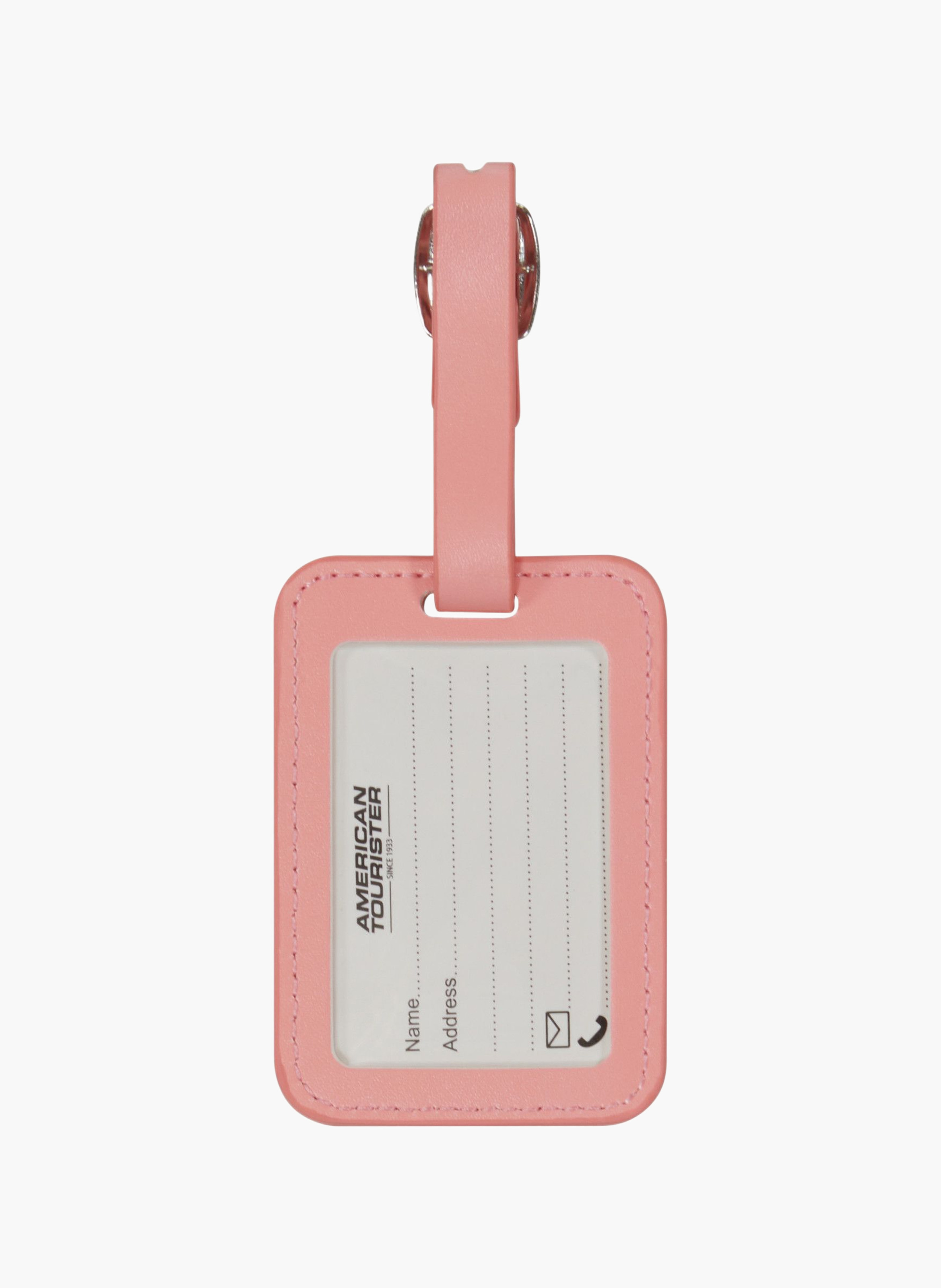 Étiquette à bagages taille s AMERICAN TOURISTER Rose