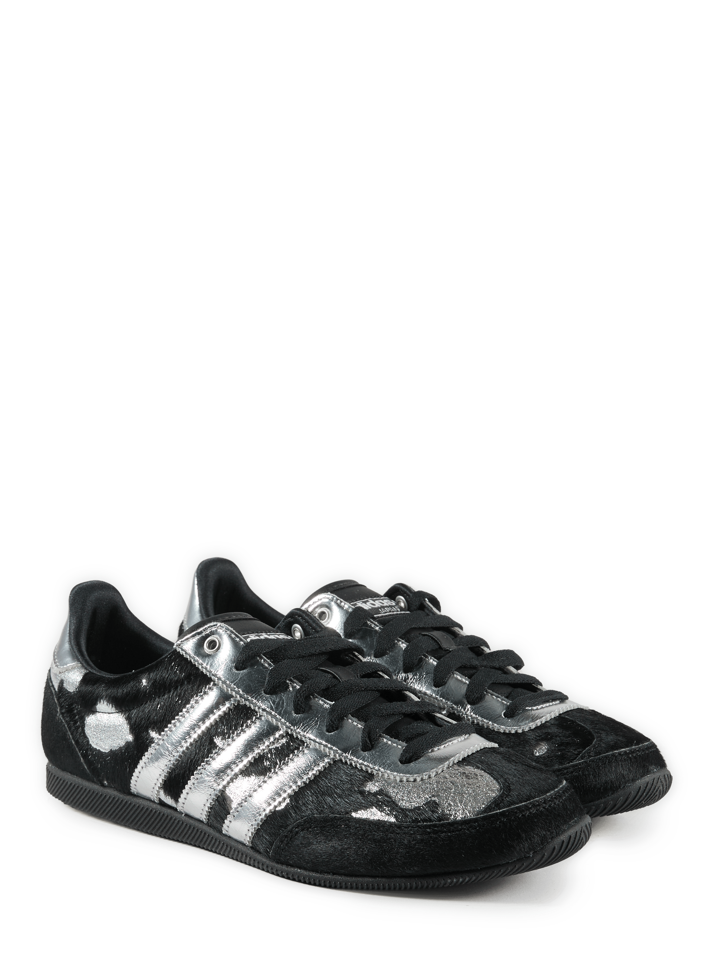 Zapatillas bajas estampadas de cuero ADIDAS Negro