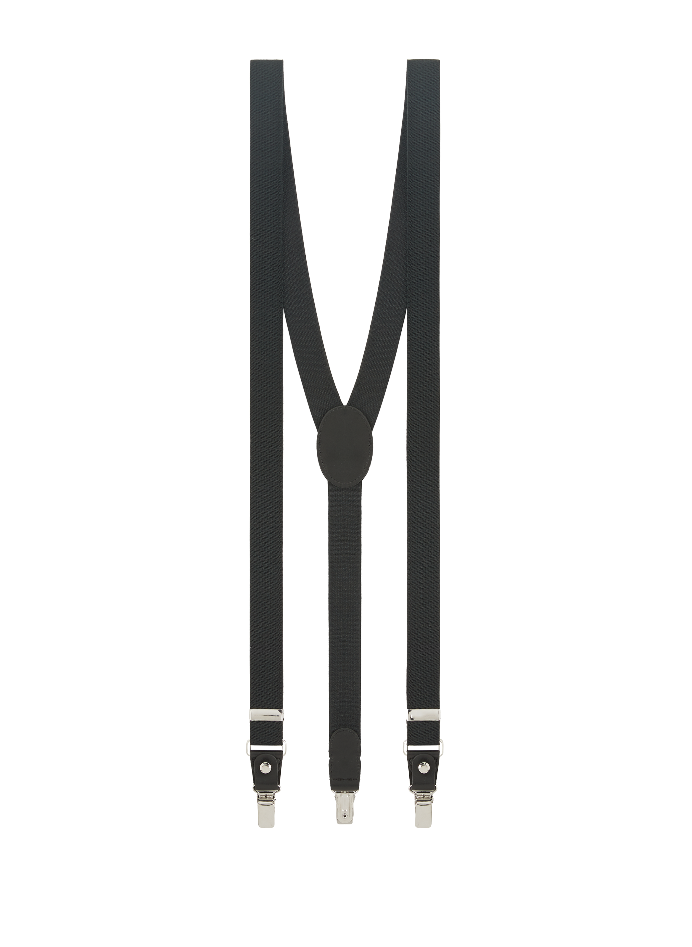 AU PRINTEMPS PARIS Braces with clip fastenings Black