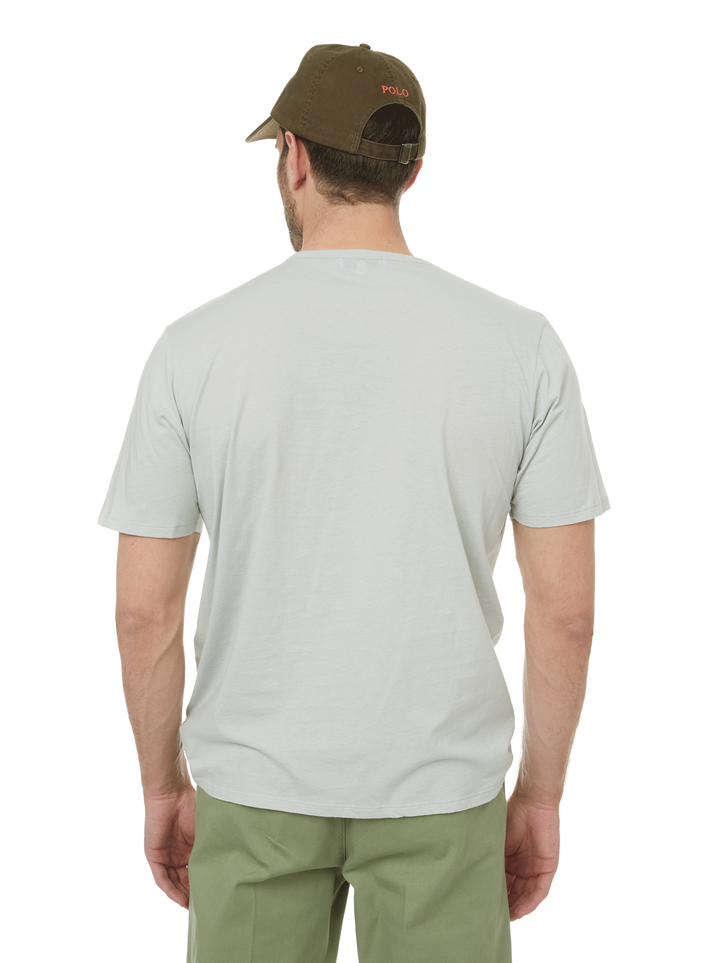 Polo cotton canvas baseball cap Khaki